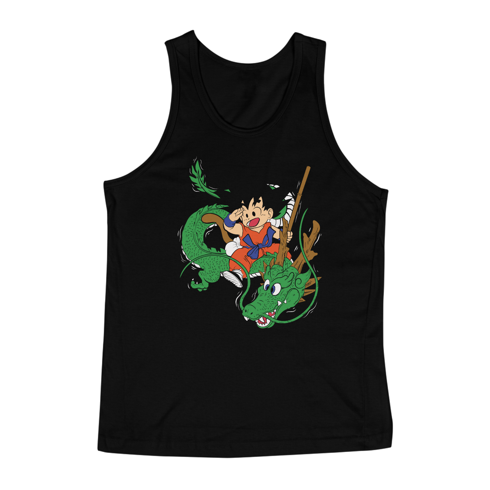 Nome do produto: Camiseta regata Goku e Shenlong 