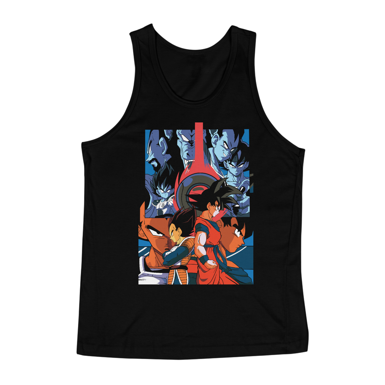 Nome do produto: Camiseta regata Príncipes Saiyajins 