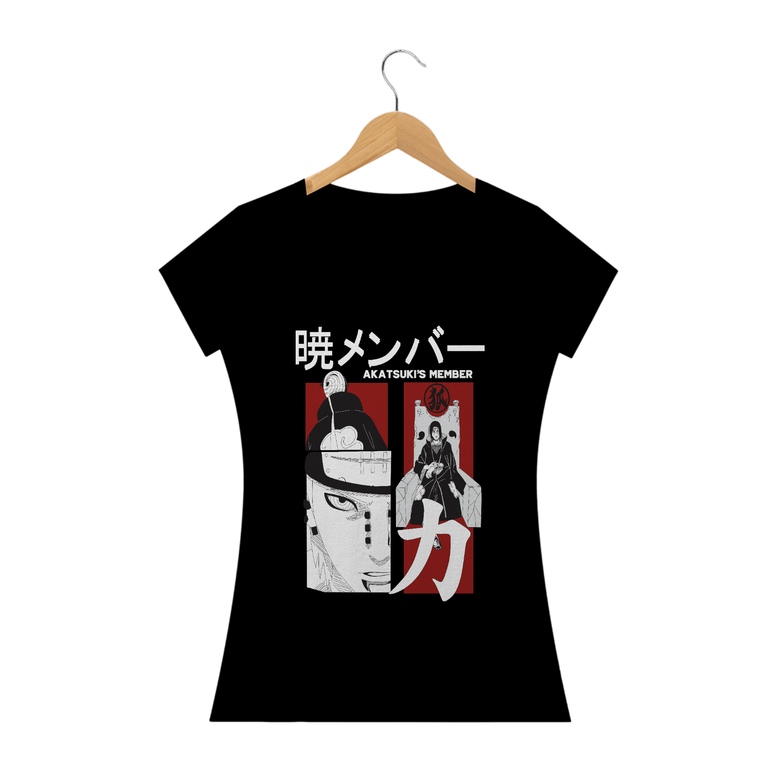 Nome do produto: Camiseta feminina Pain Itachi Obito