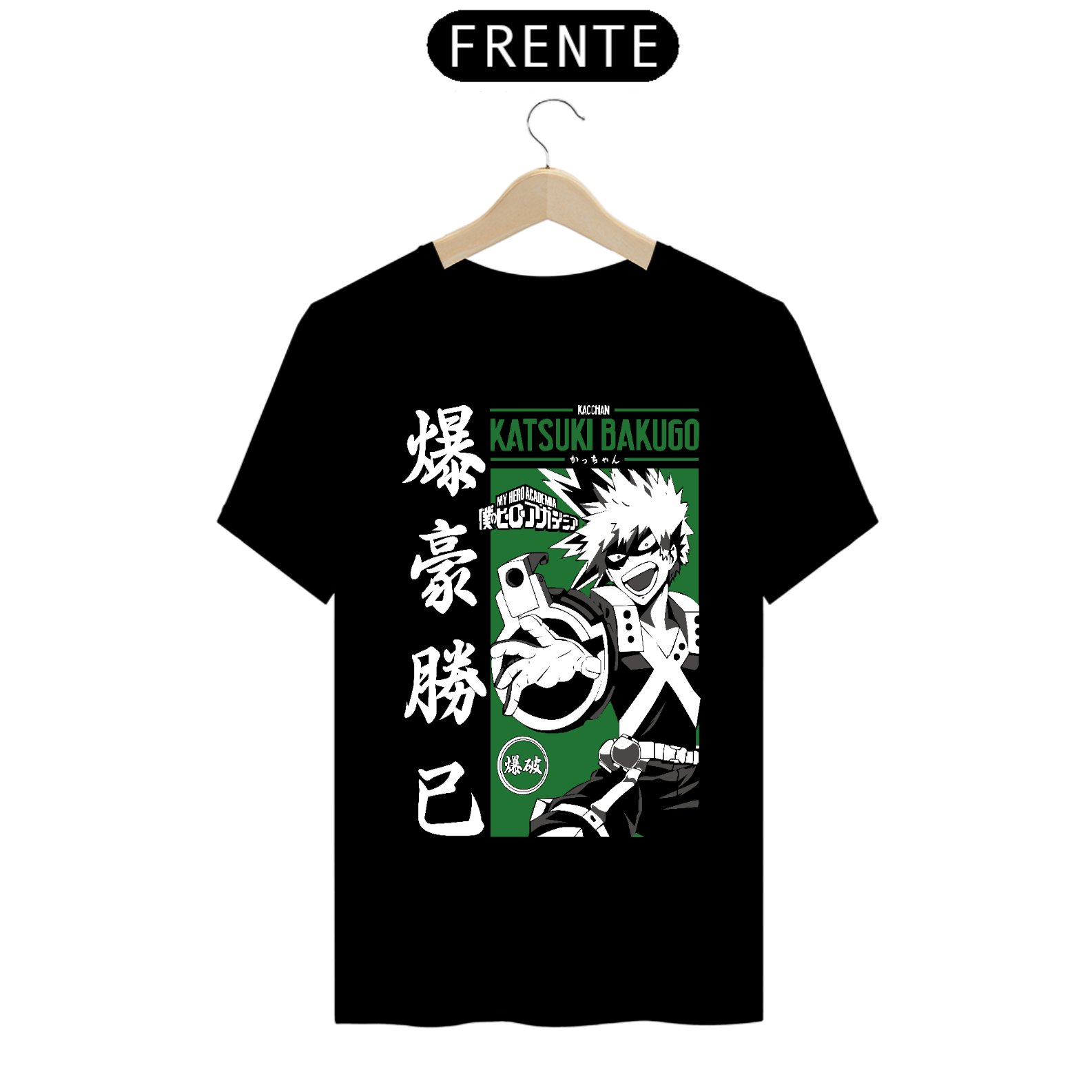 Nome do produto: Camiseta masculina My Hero Academia