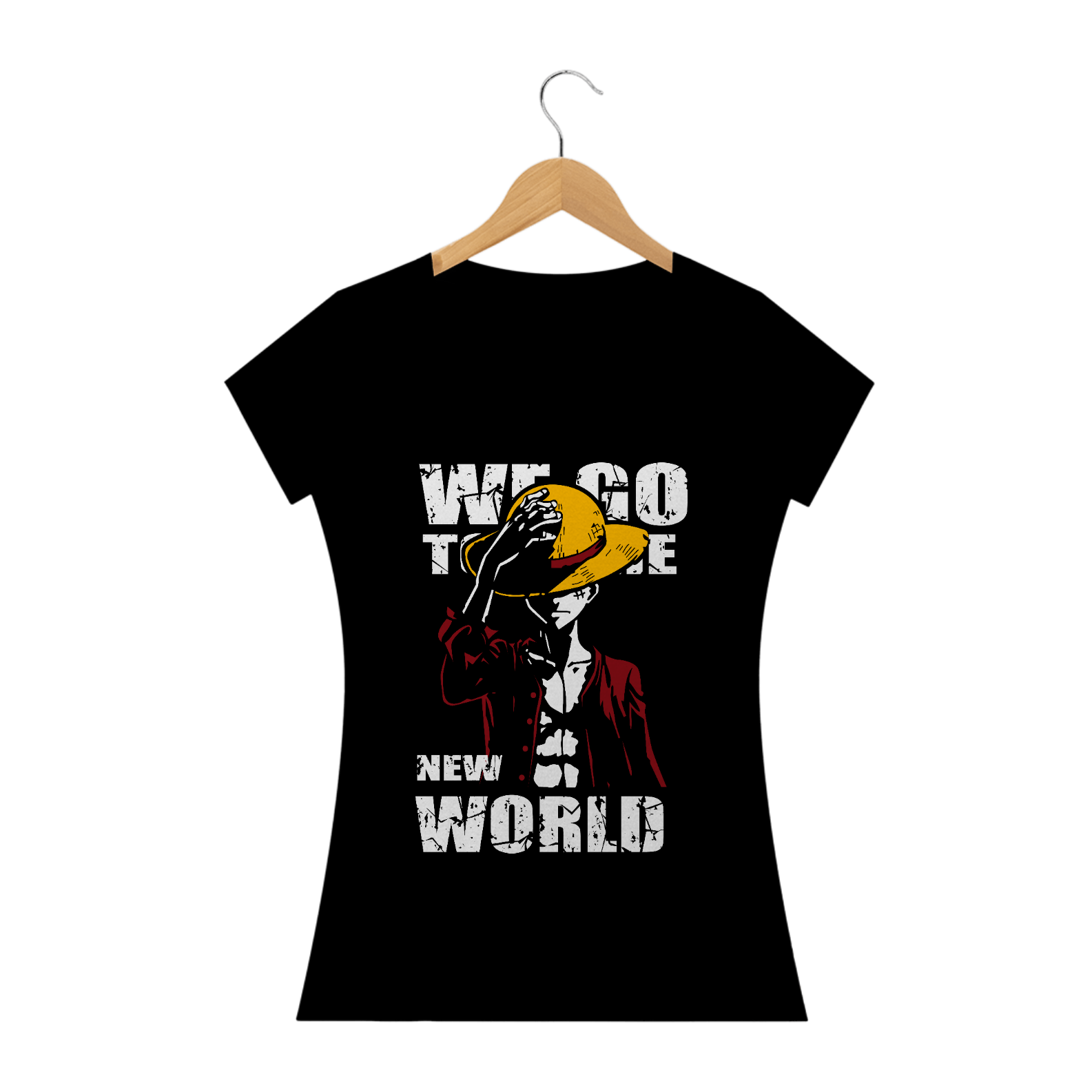 Nome do produto: Camiseta feminina Pirata do chapéu de palha