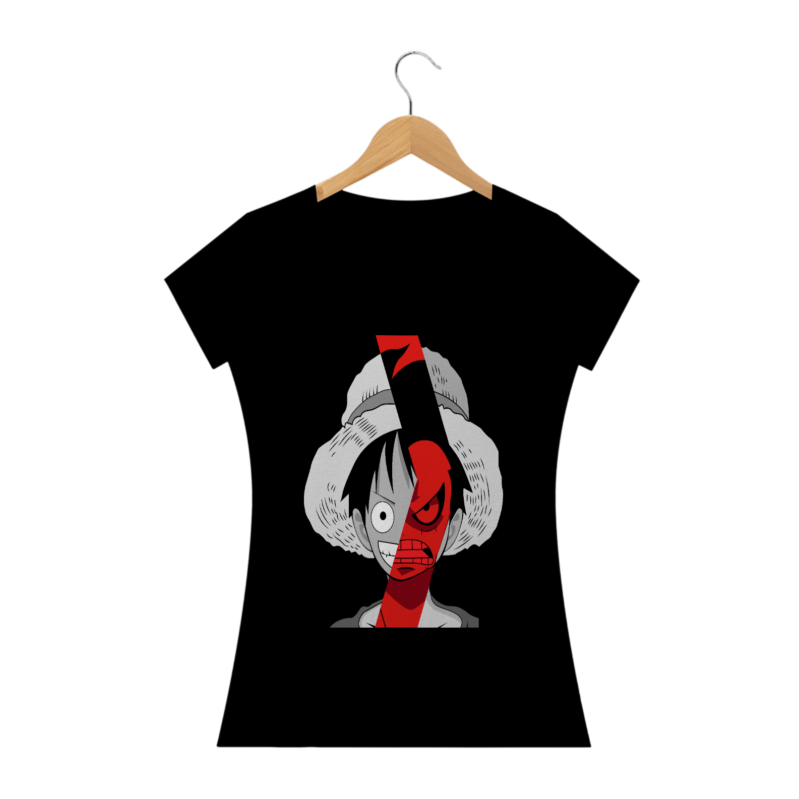 Nome do produto: Camiseta feminina Luffy