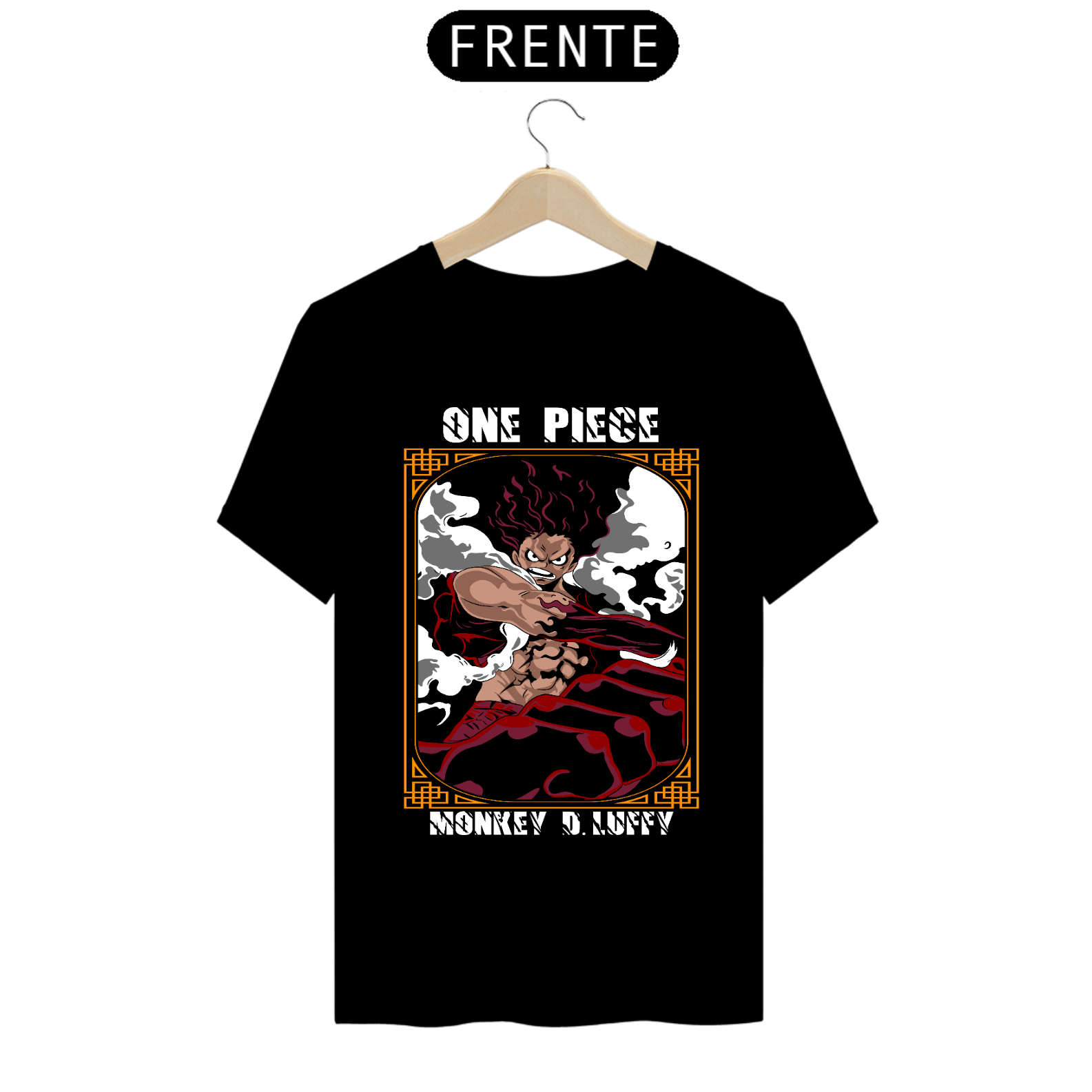 Nome do produto: Camiseta masculina Monkey D. Luffy