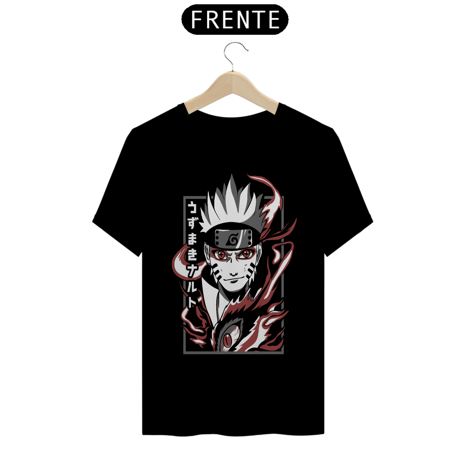 Nome do produto: Camiseta masculina Naruto