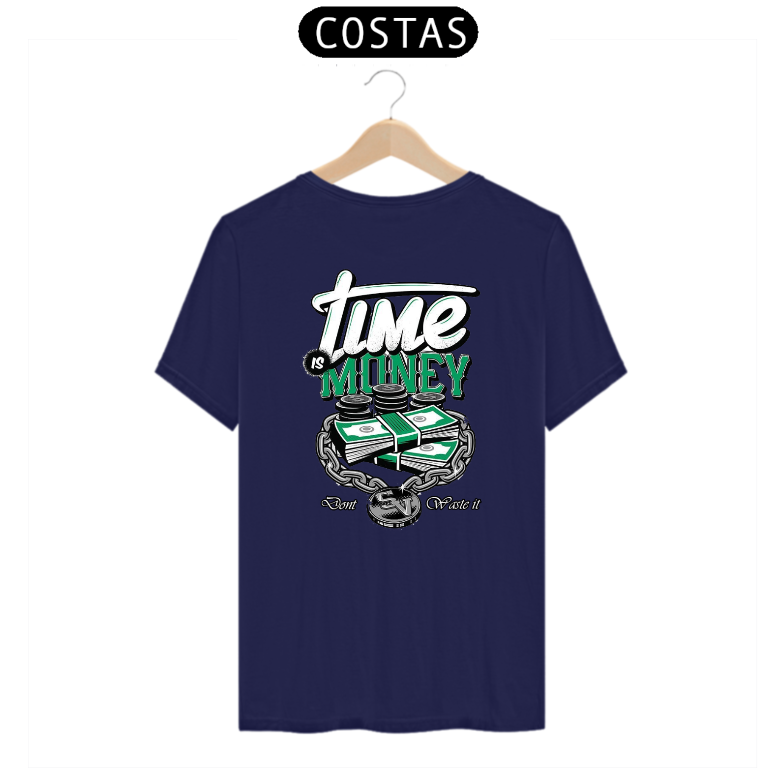 Nome do produto: Camiseta Time is Money Clássica