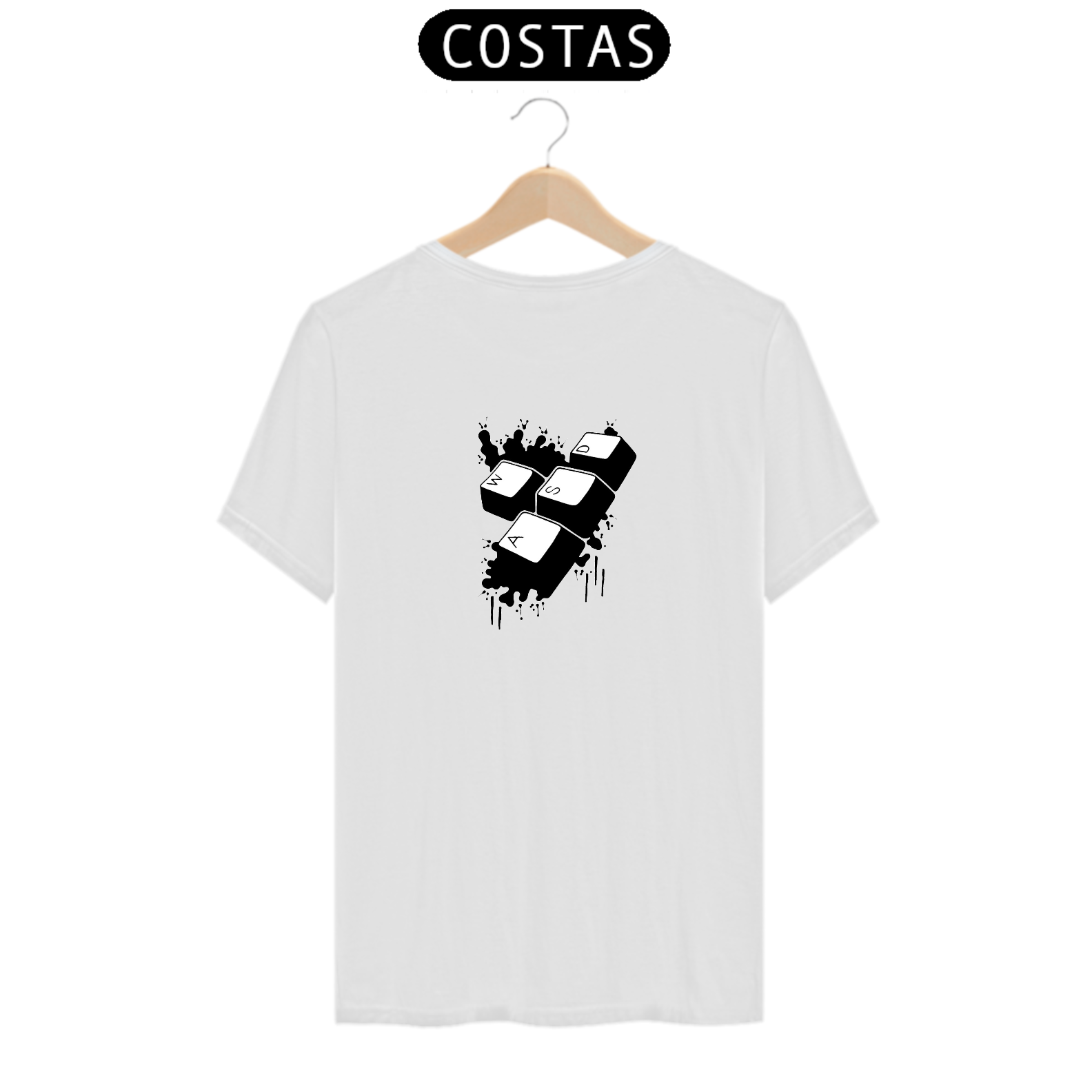 Nome do produto: Camiseta WASD Clássica 