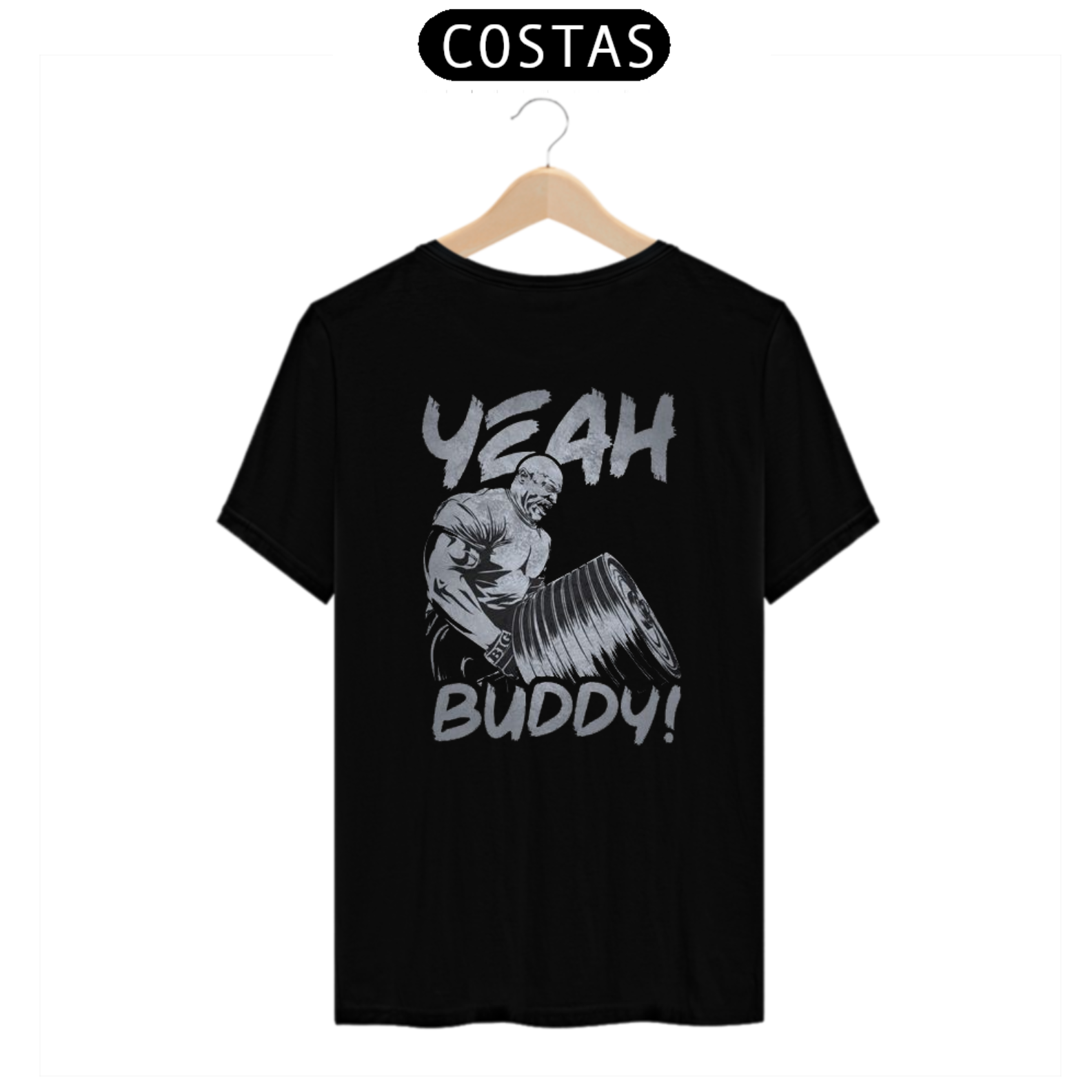 Nome do produto: Camiseta Ronnie Coleman Yeah Buddy Preta