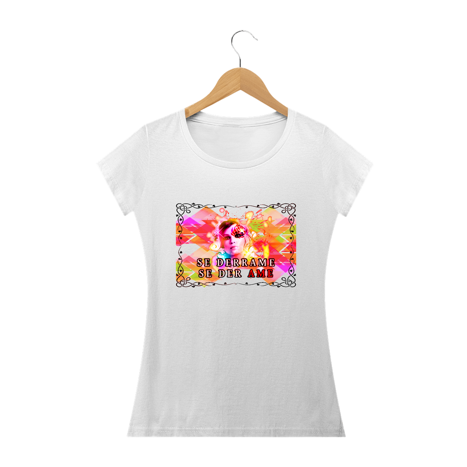 Nome do produto: Baby look Se derrame, se der ame