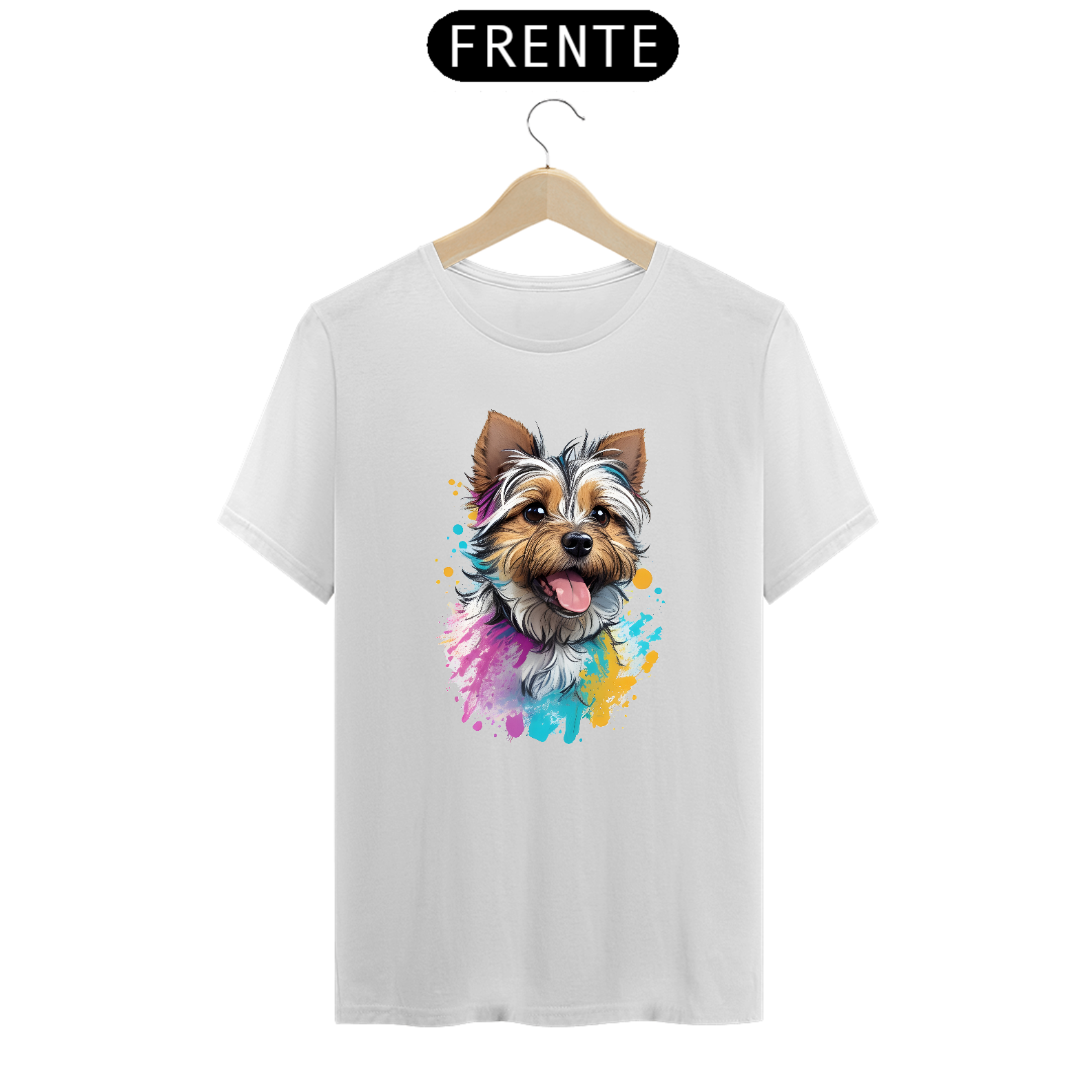 Nome do produto: Camiseta  Feminina York Feliz