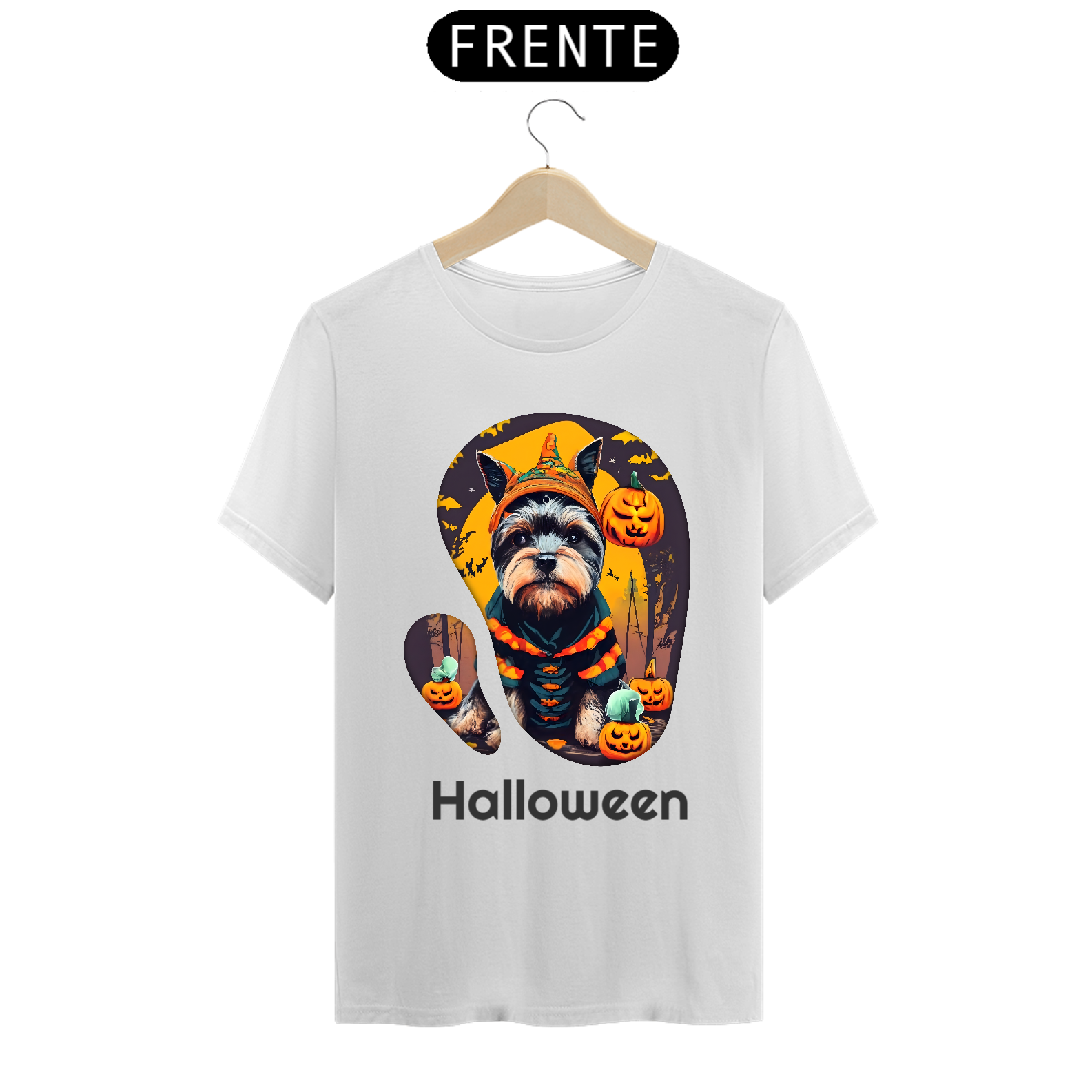 Nome do produto: Camisa Patinha de York Halloween 