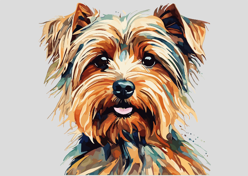 Nome do produto: Poster Retrato Yorkshire