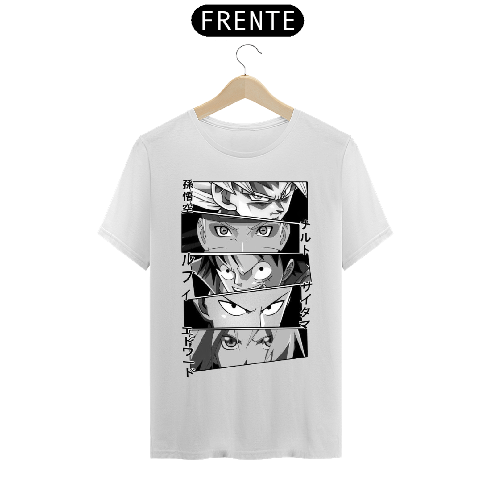 Nome do produto: Camisa Anime Estampada 