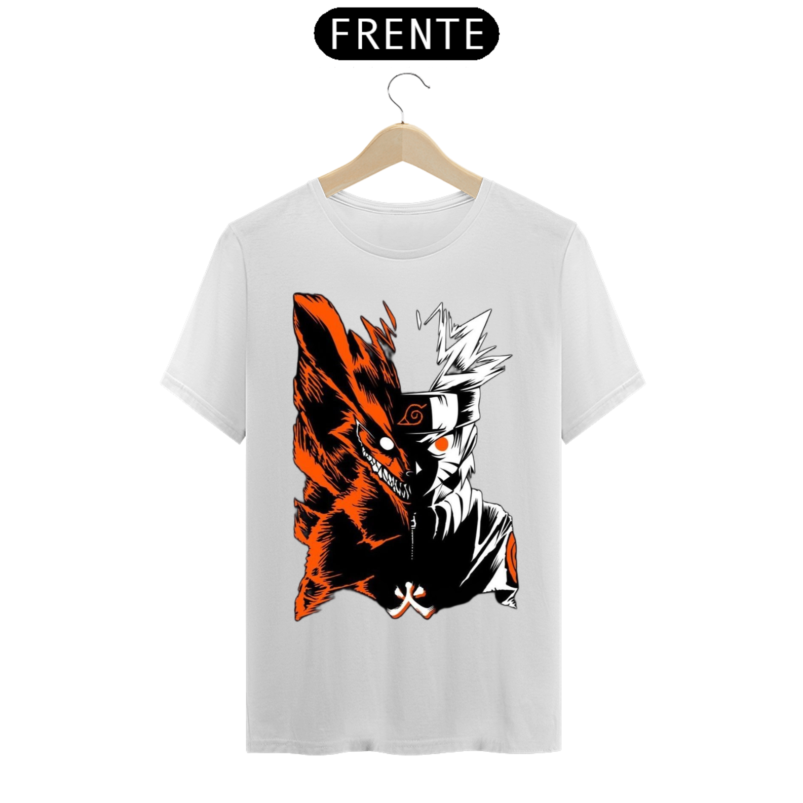 Nome do produto: Camisa Naruto Uzumaki com Biju
