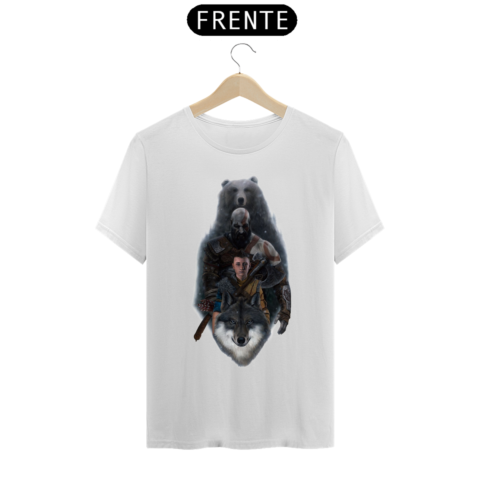Nome do produto: Camisa God Of War 4