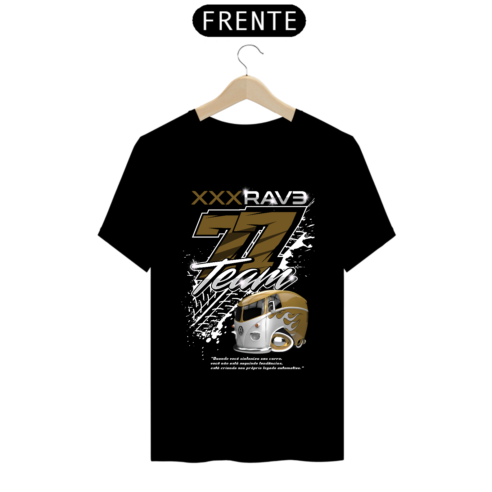 Nome do produto: Camiseta Tunning kombi Retrô