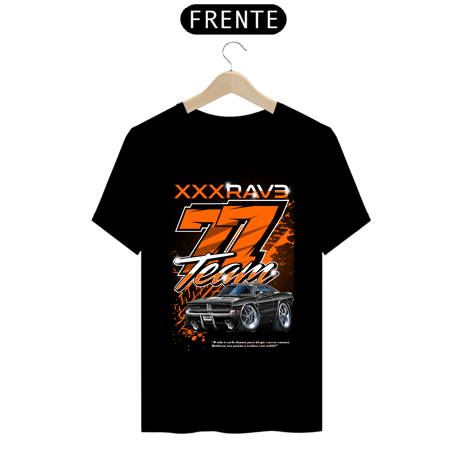 Nome do produto: Camiseta Tunning Cabuloso Laranja