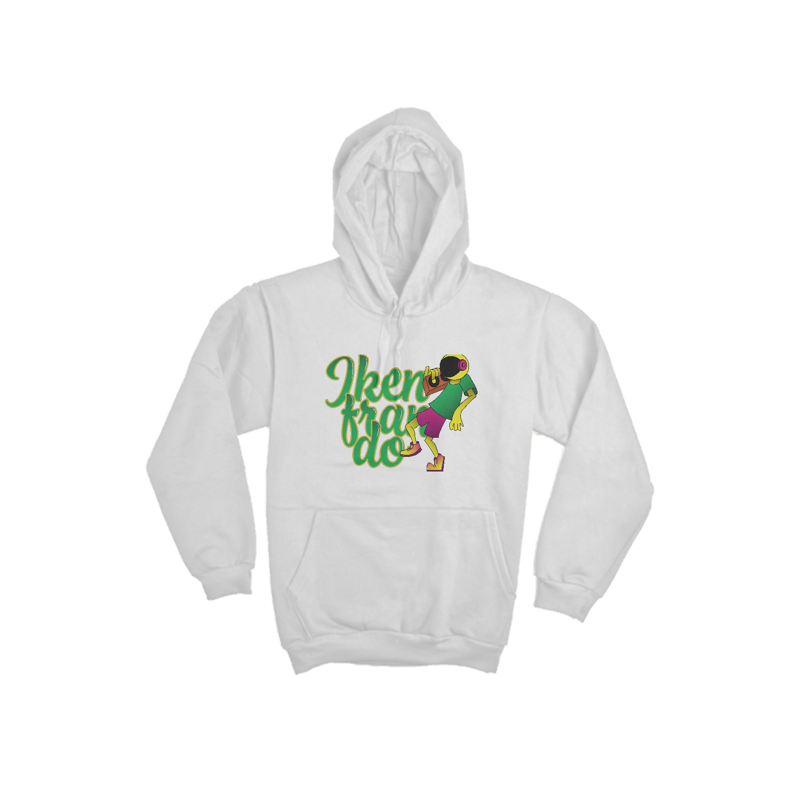 Nome do produto: MOLETON COM CAPUZ IKENFRANDO VIBE