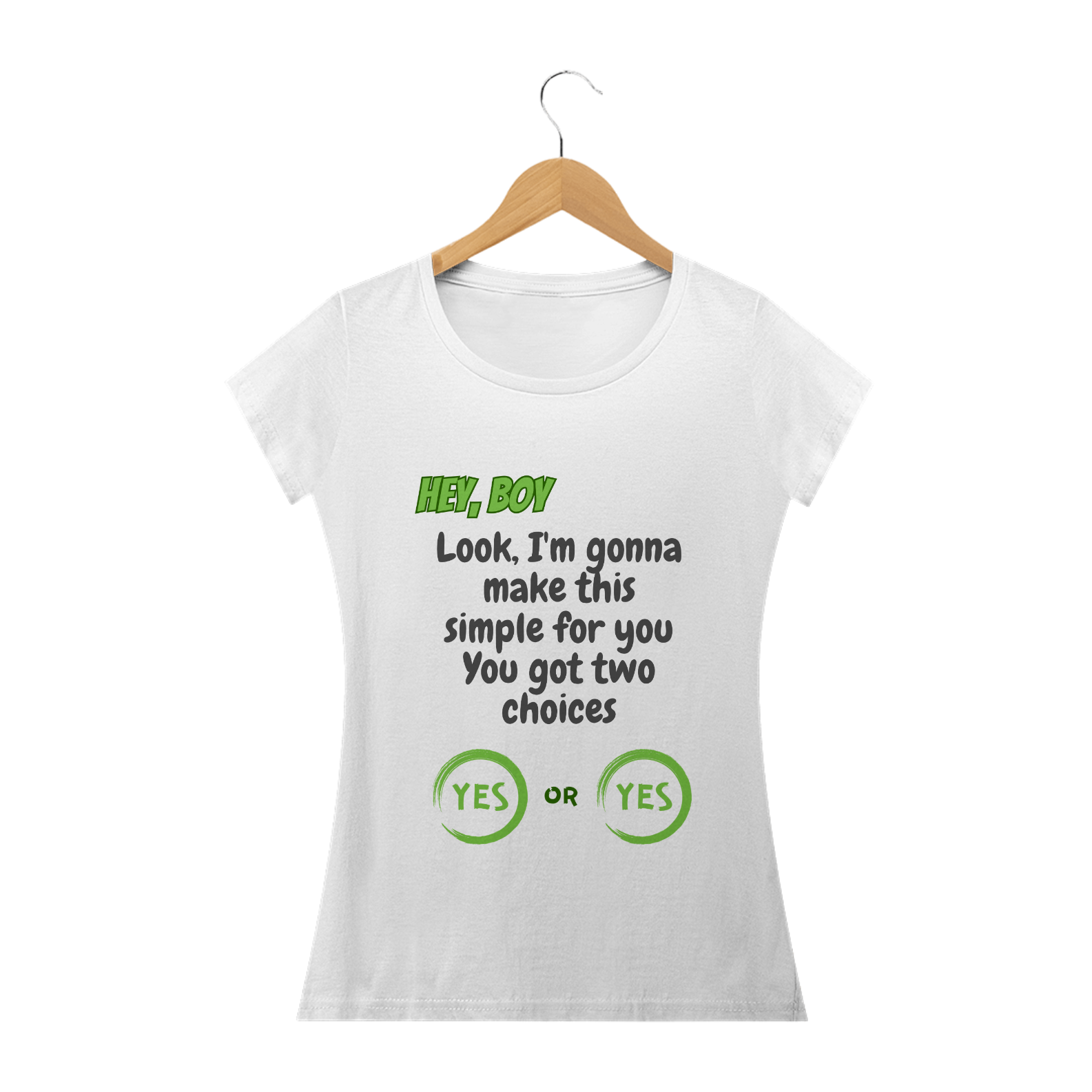 Nome do produto: Camiseta Babylook - Yes or Yes - TWICE