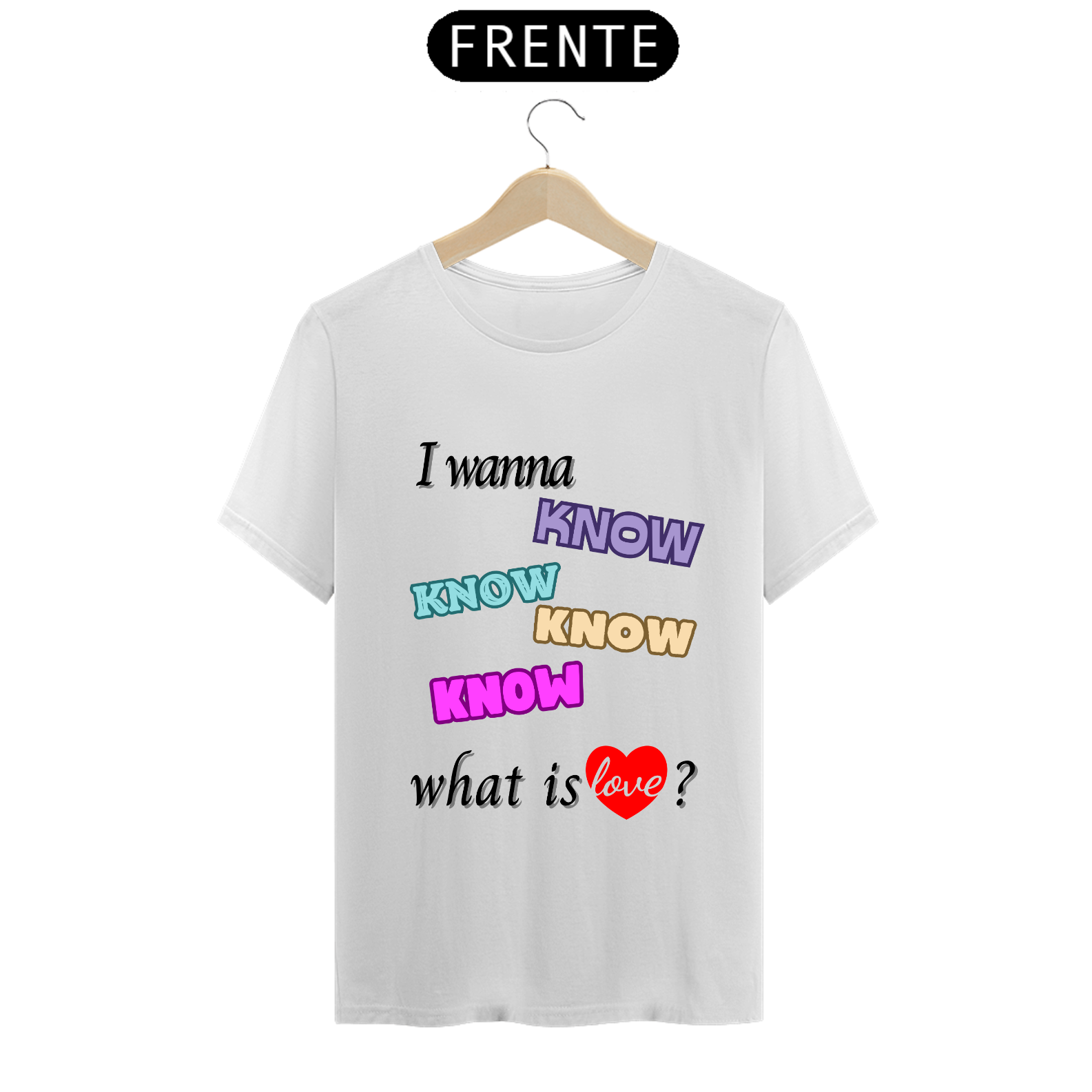 Nome do produto: Camiseta Masculina - What is Love? - TWICE