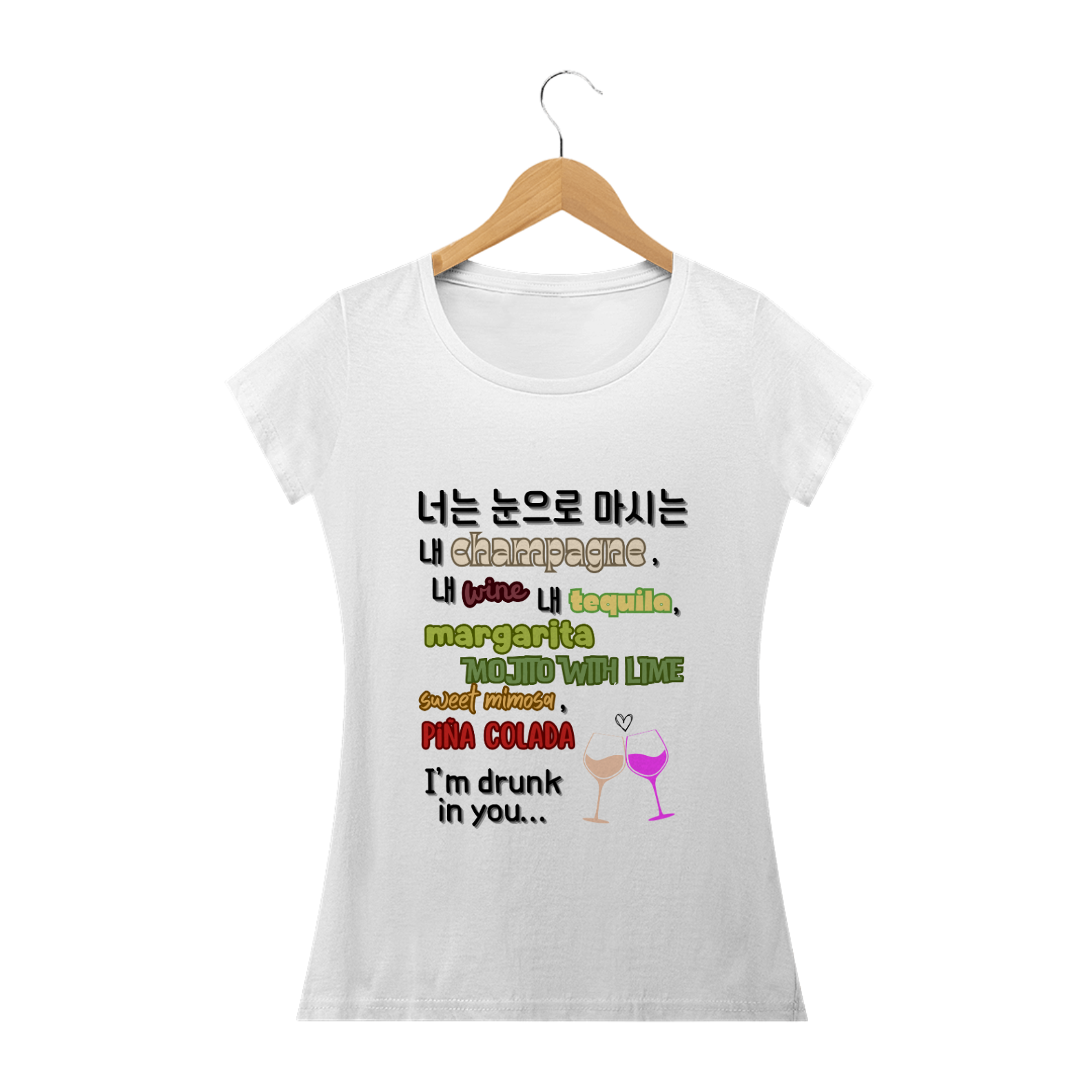 Nome do produto: Camiseta Babylook - \