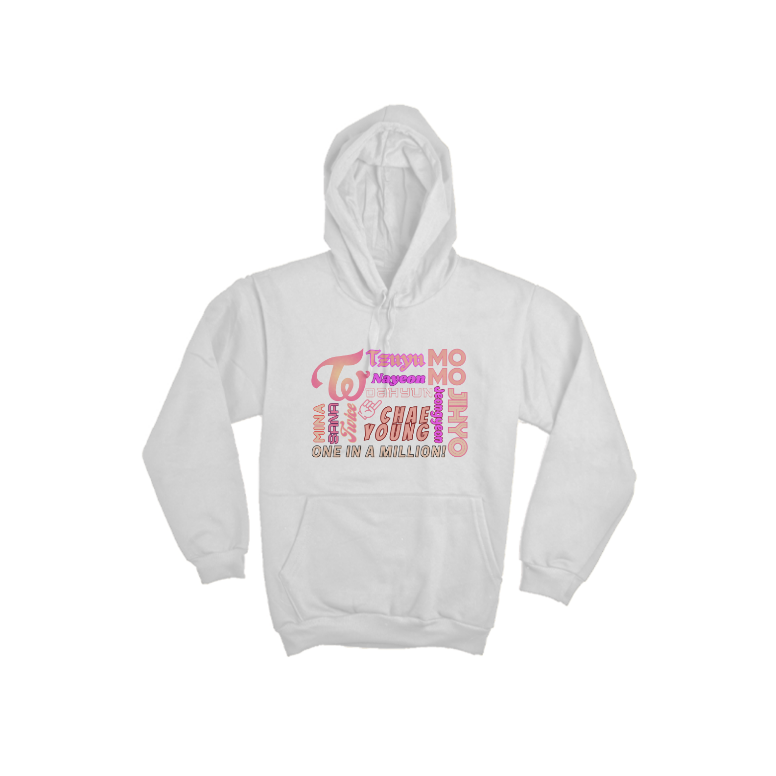 Nome do produto: Moletom Canguru - Membros TWICE