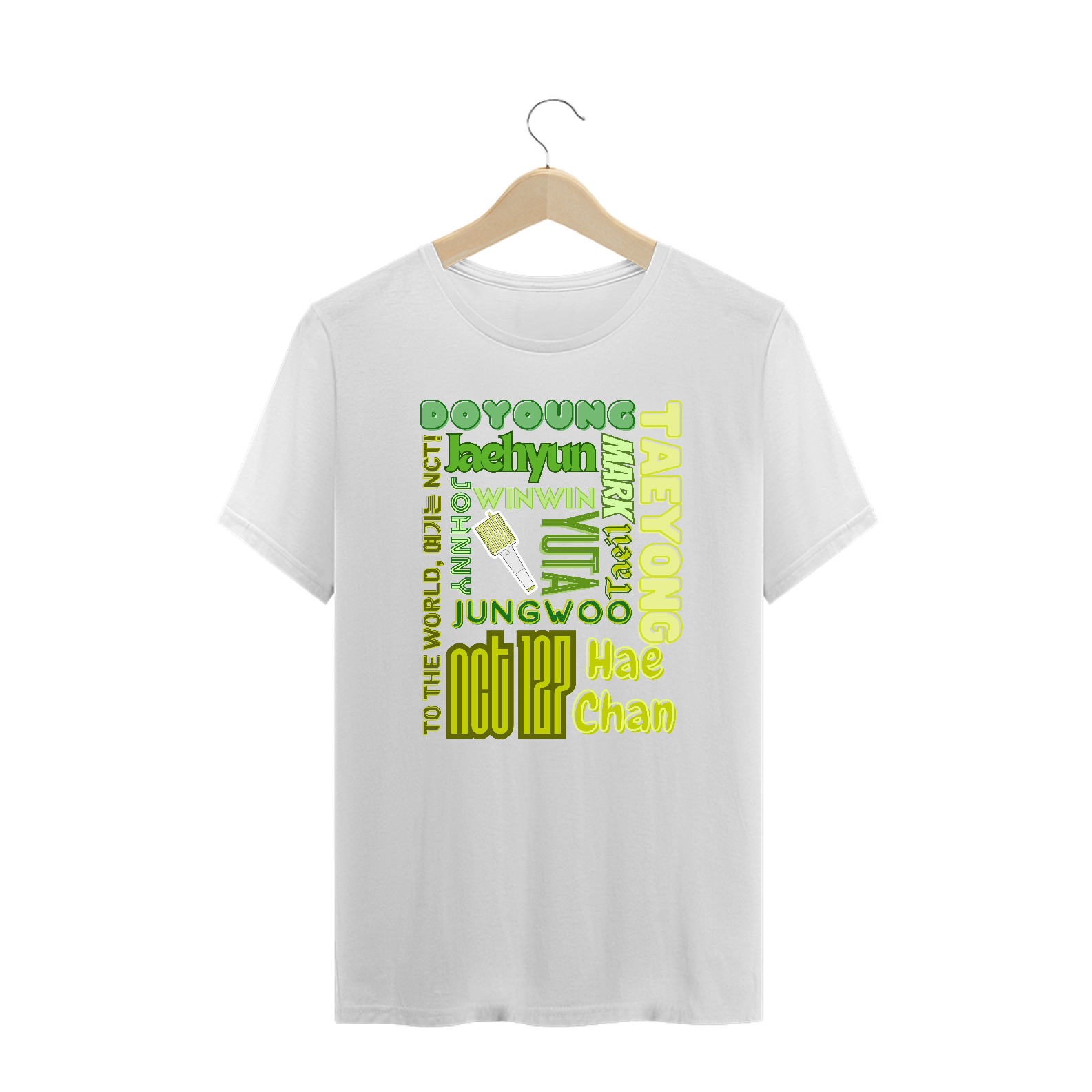 Nome do produto: Camiseta Plus Size - Membros NCT 127