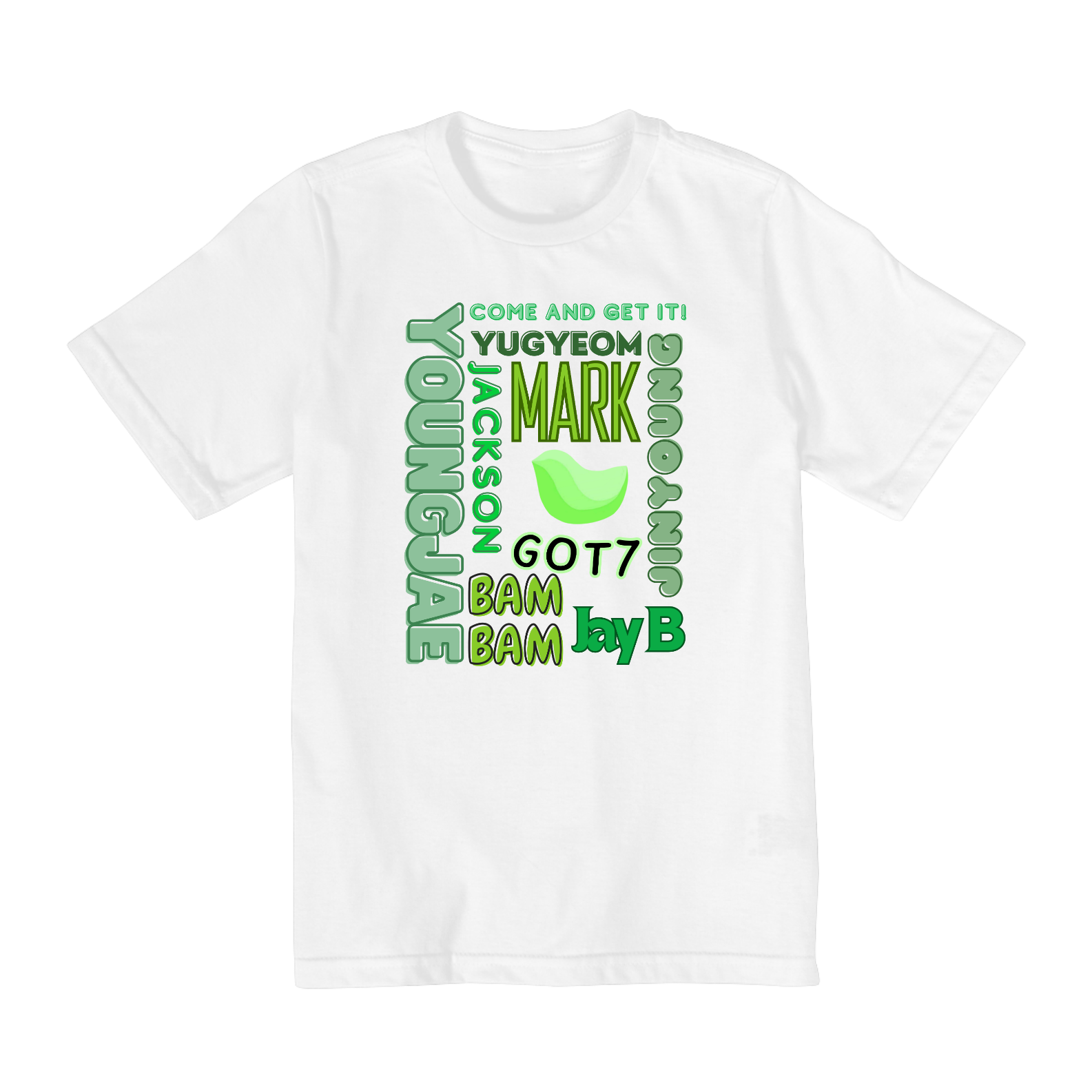 Nome do produto: Camiseta Teens - Membros Got7