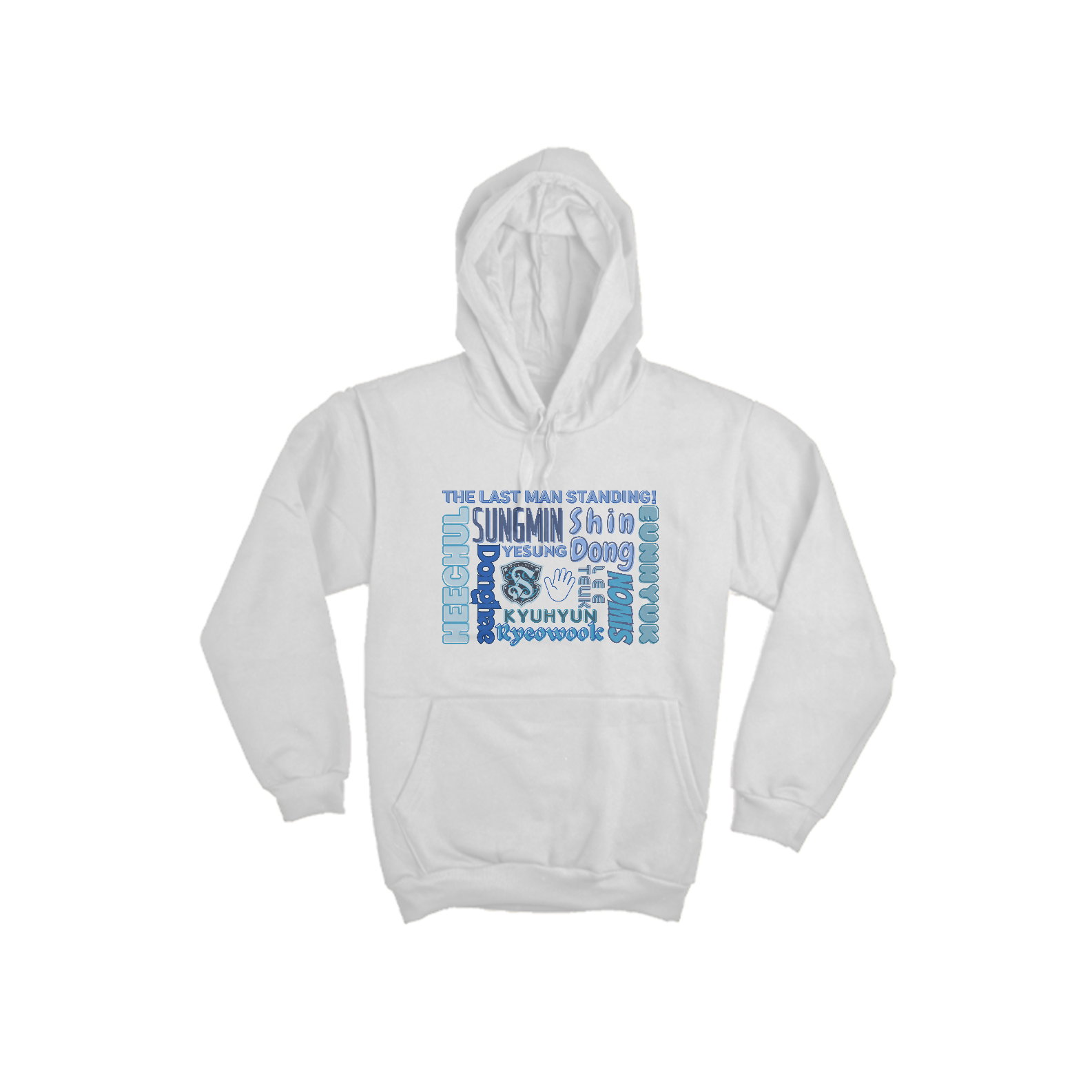 Nome do produto: Moletom Canguru - Membros Super Junior