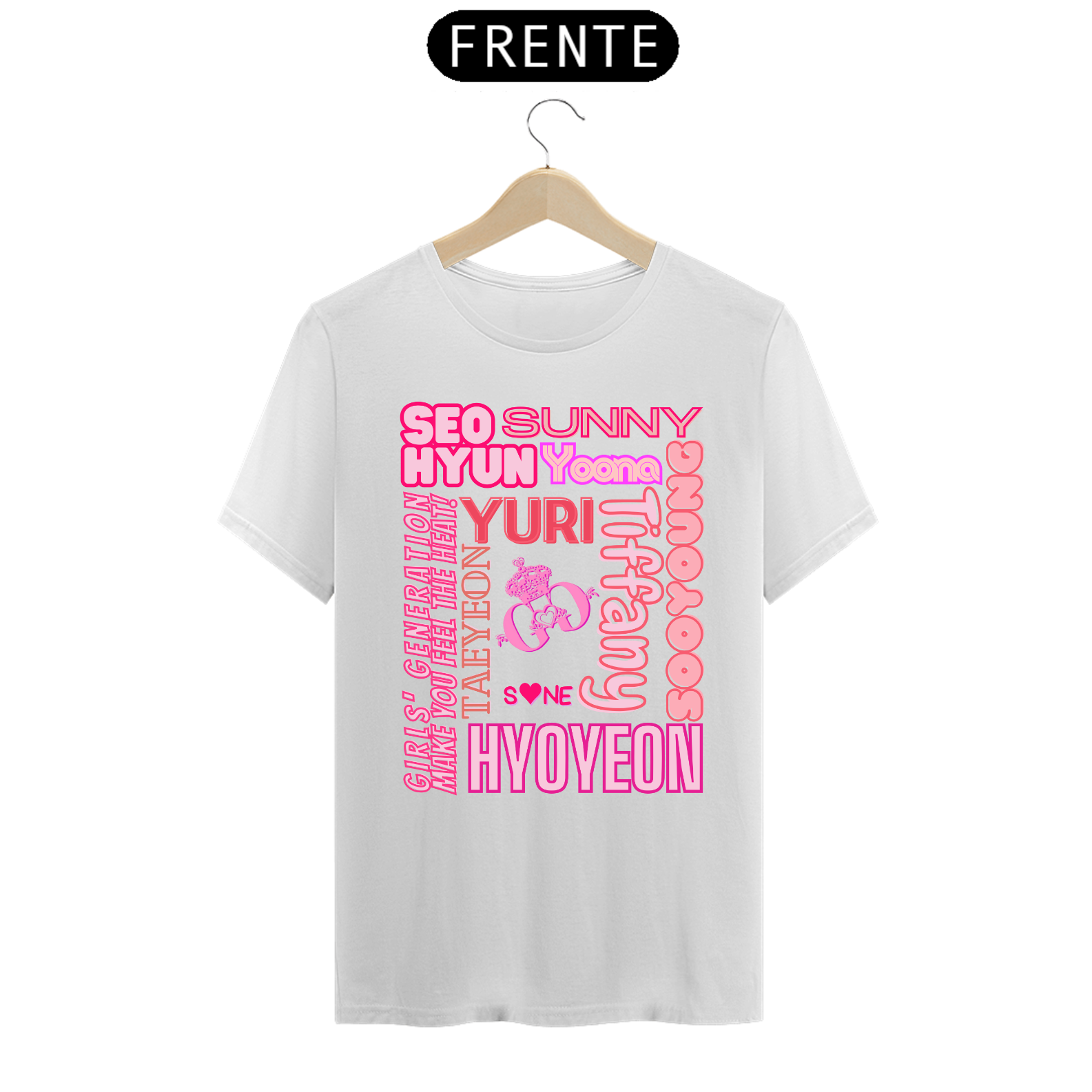 Nome do produto: Camiseta Masculina - Membros Girls\' Generation