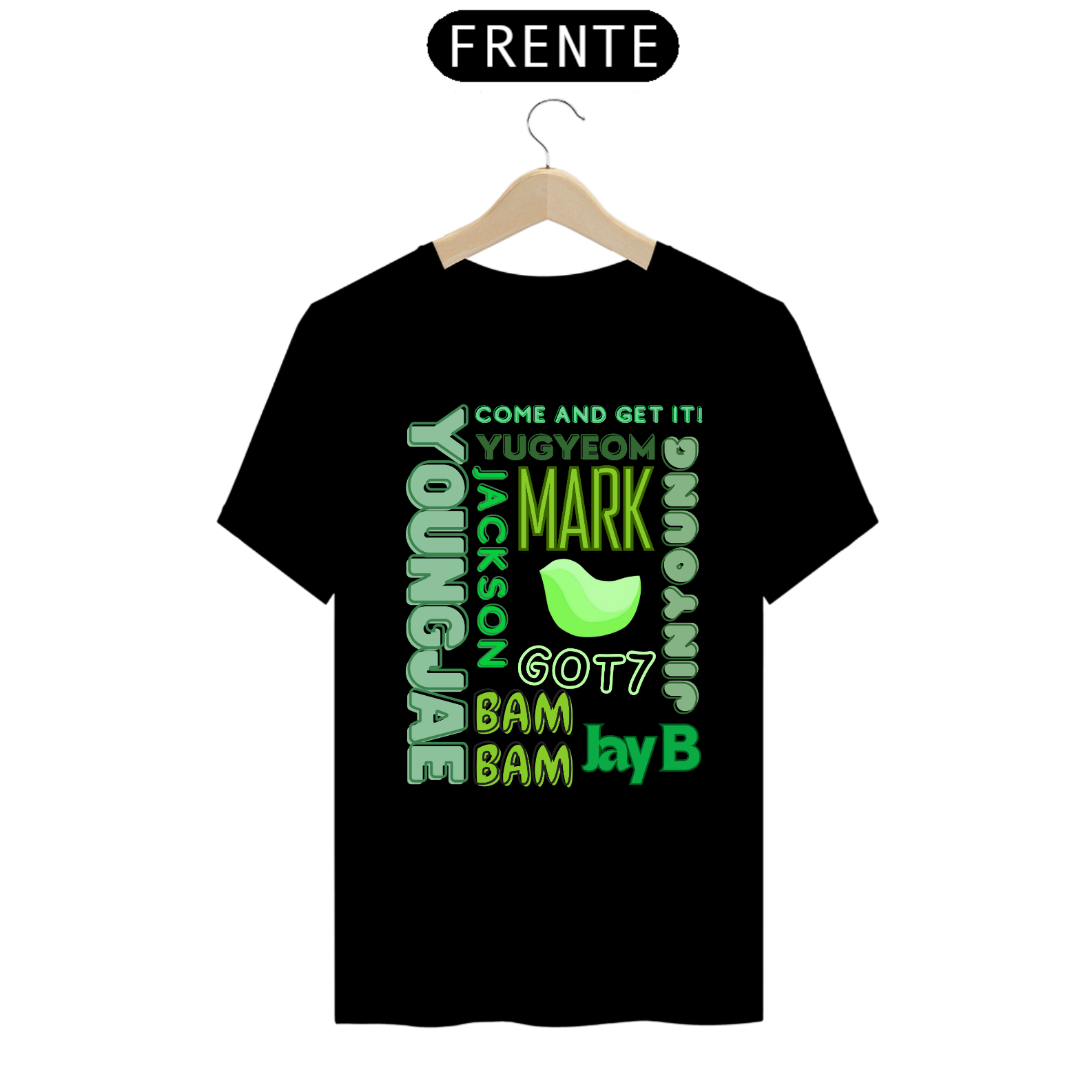 Nome do produto: Camiseta Masculina - Membros Got7