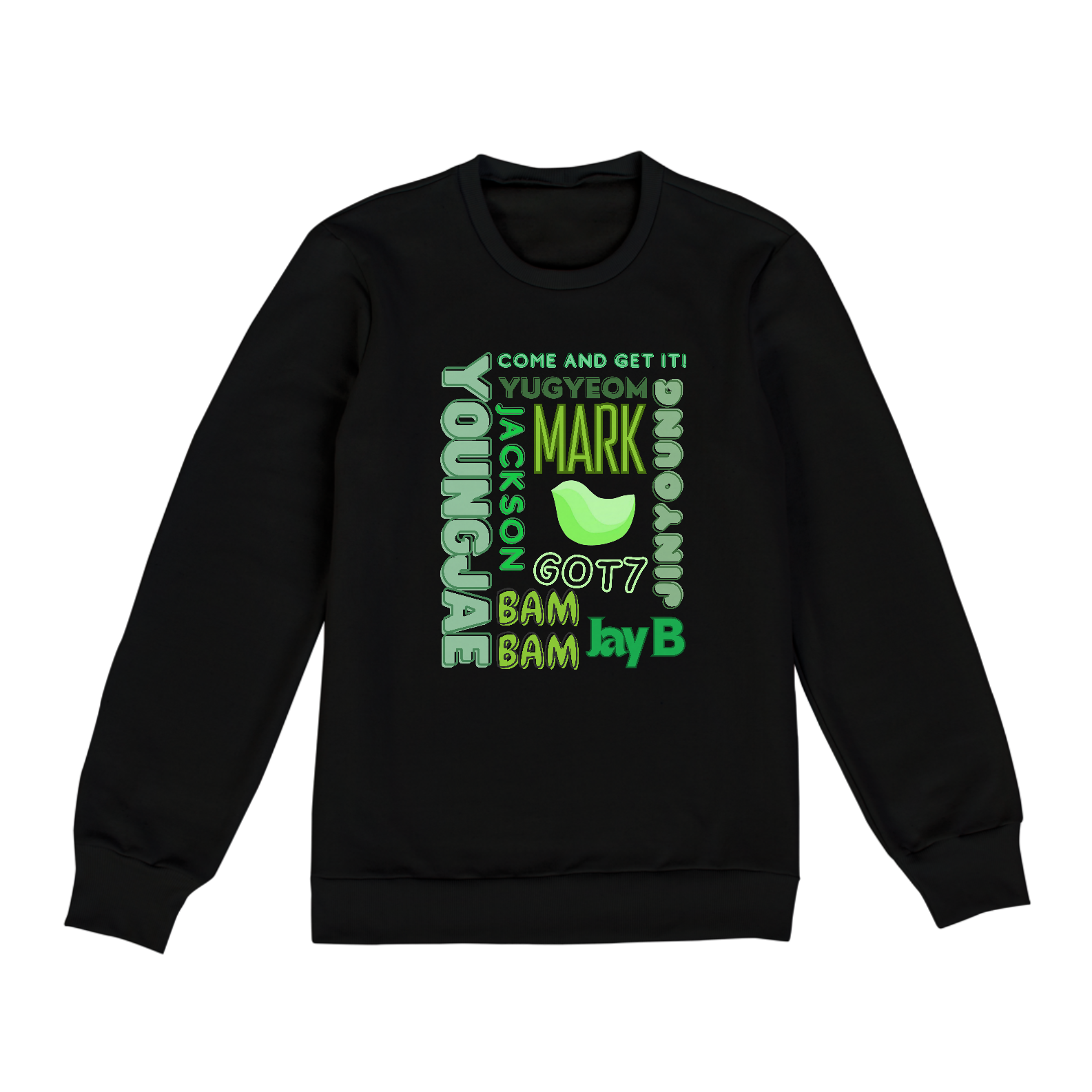 Nome do produto: Moletom Fechado - Membros GOT7