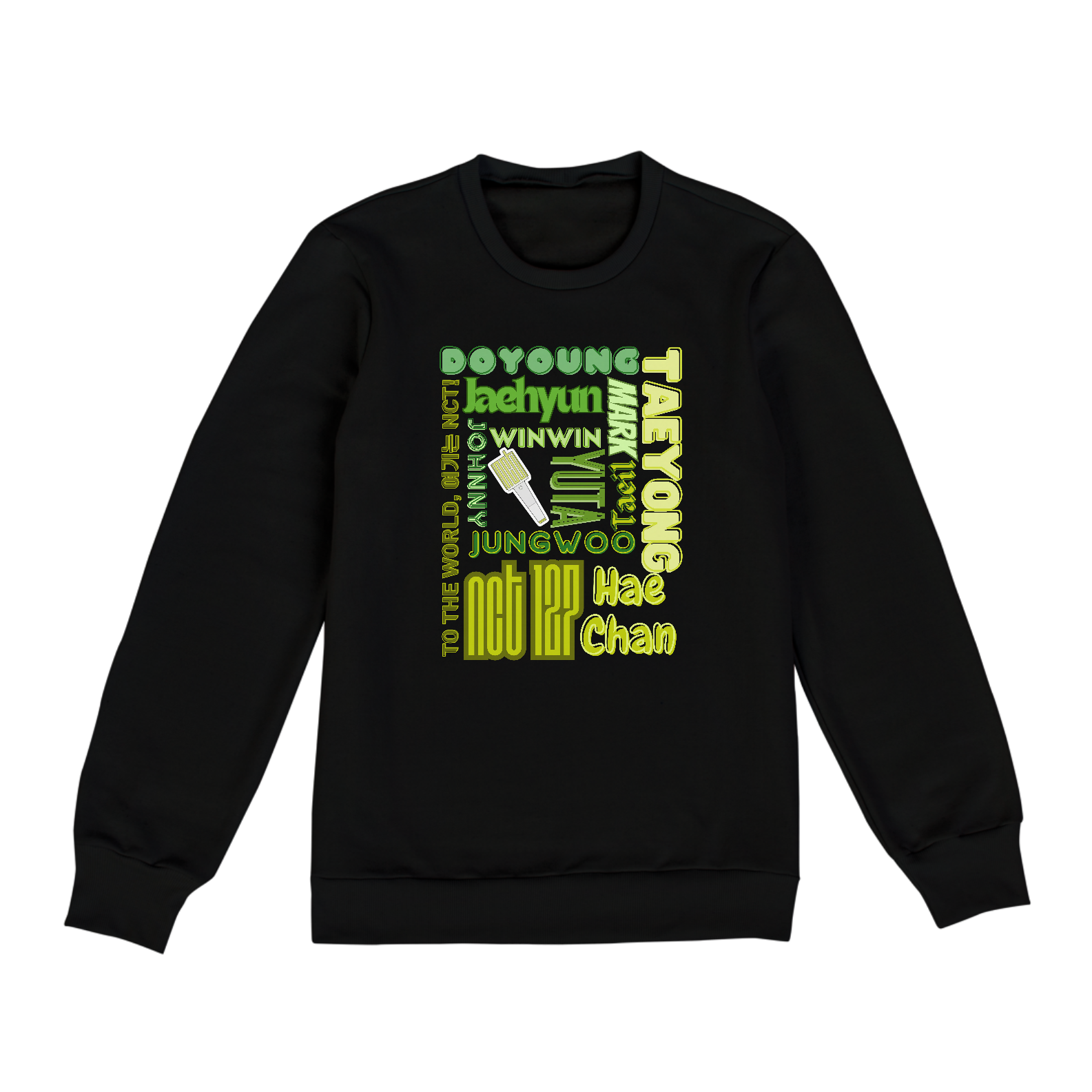 Nome do produto: Moletom Fechado - Membros NCT 127