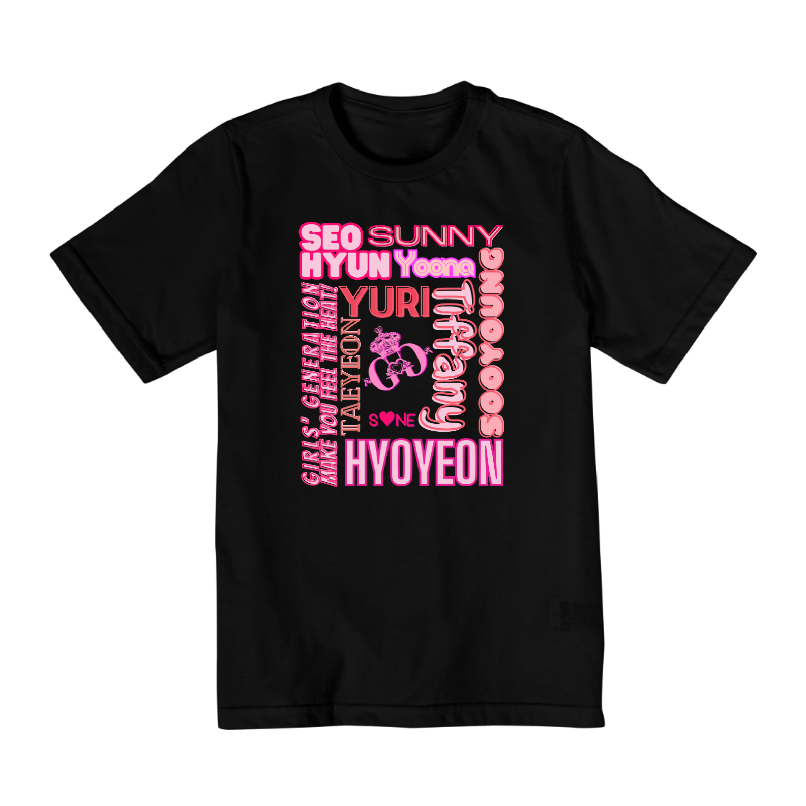 Nome do produto: Camiseta Teens - Membros Girls\' Generation