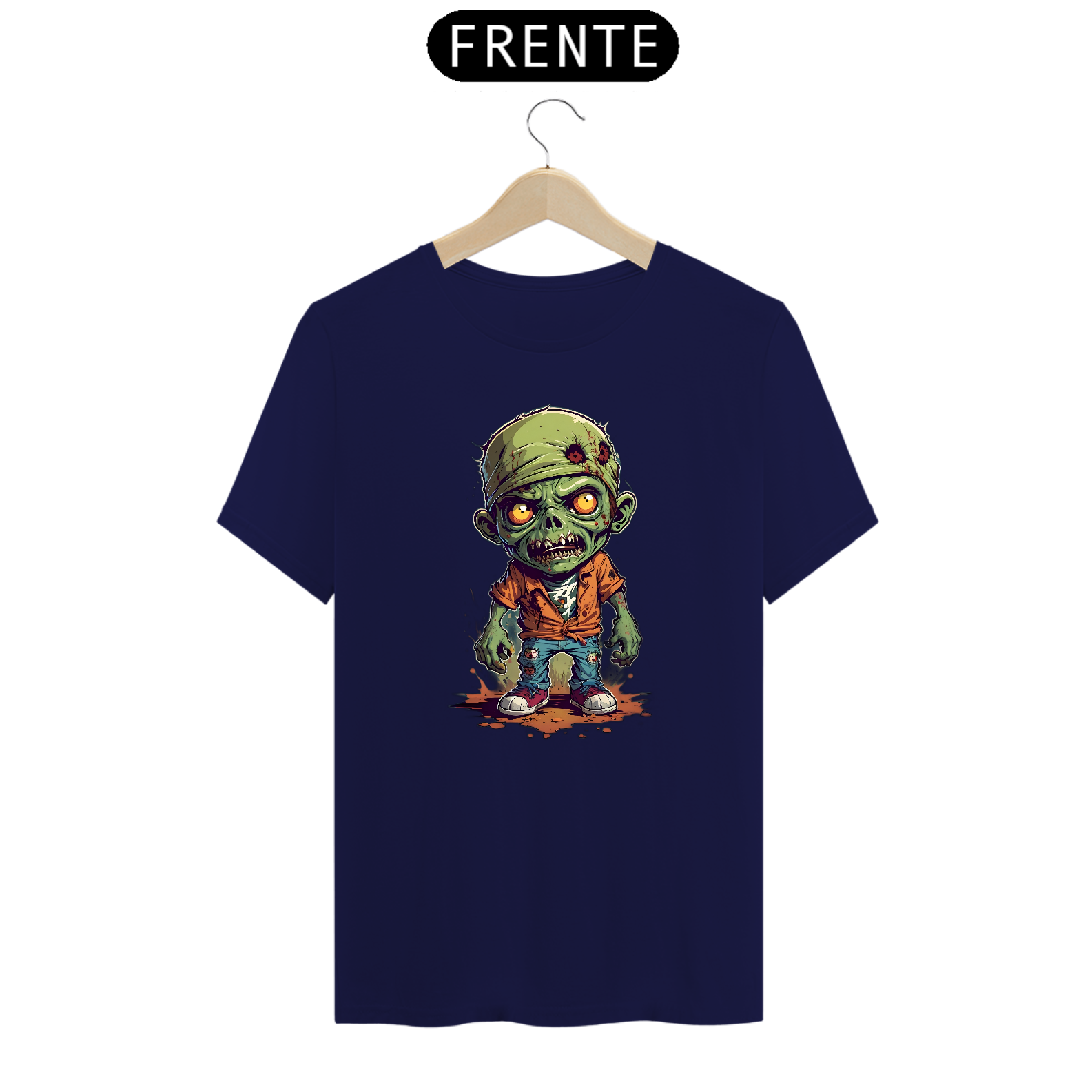 Nome do produto: Camiseta Zumbi divertido