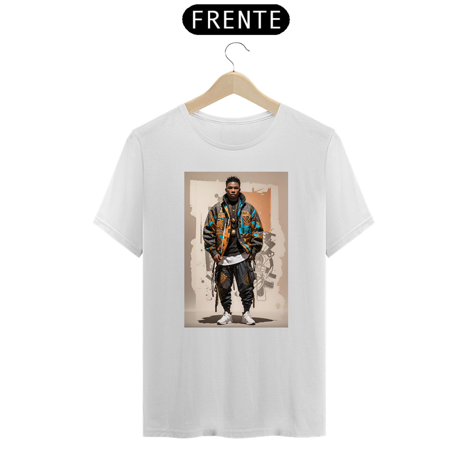 Nome do produto: Camiseta Homem despojado 3D