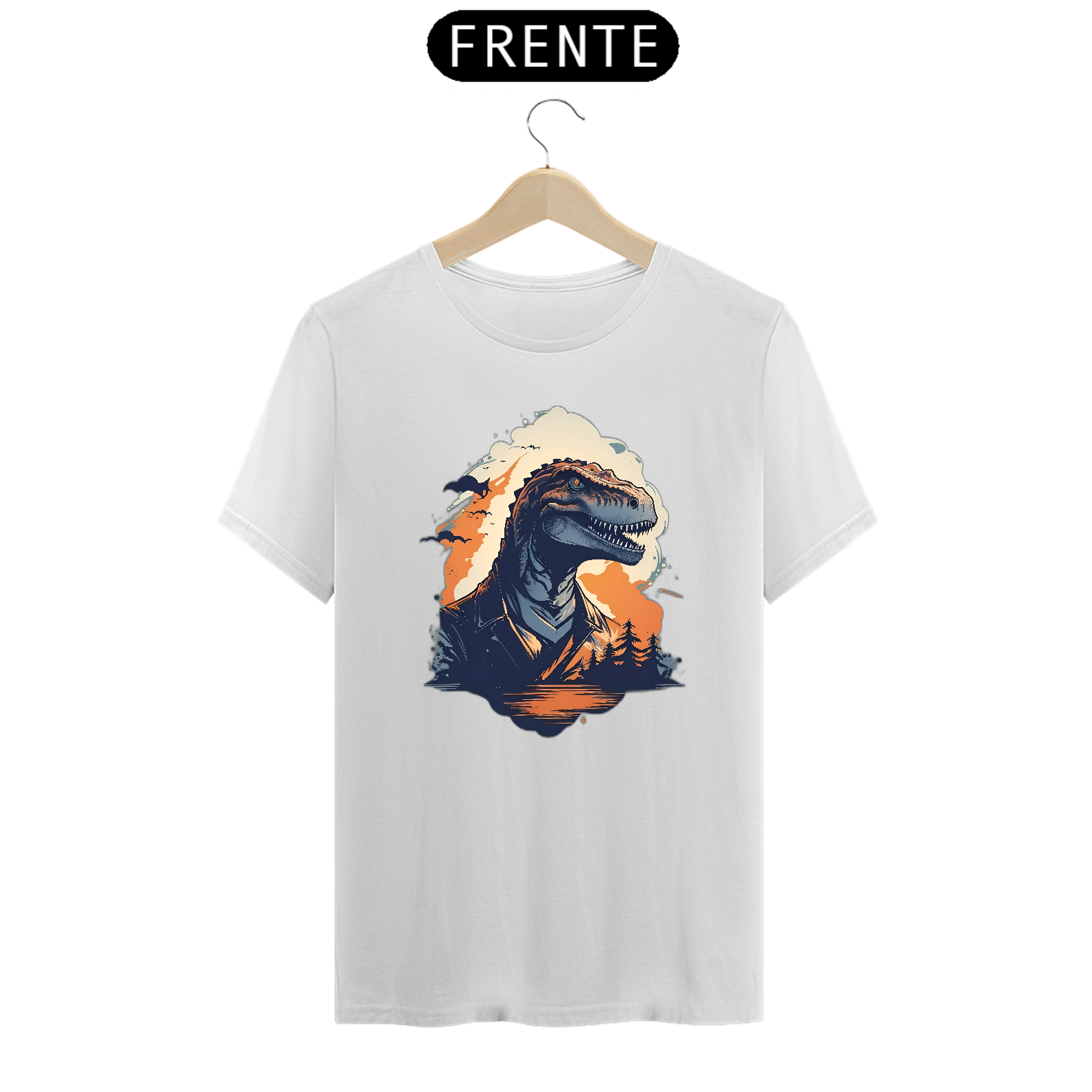 Nome do produto: Camiseta desenho de sr t-rex 