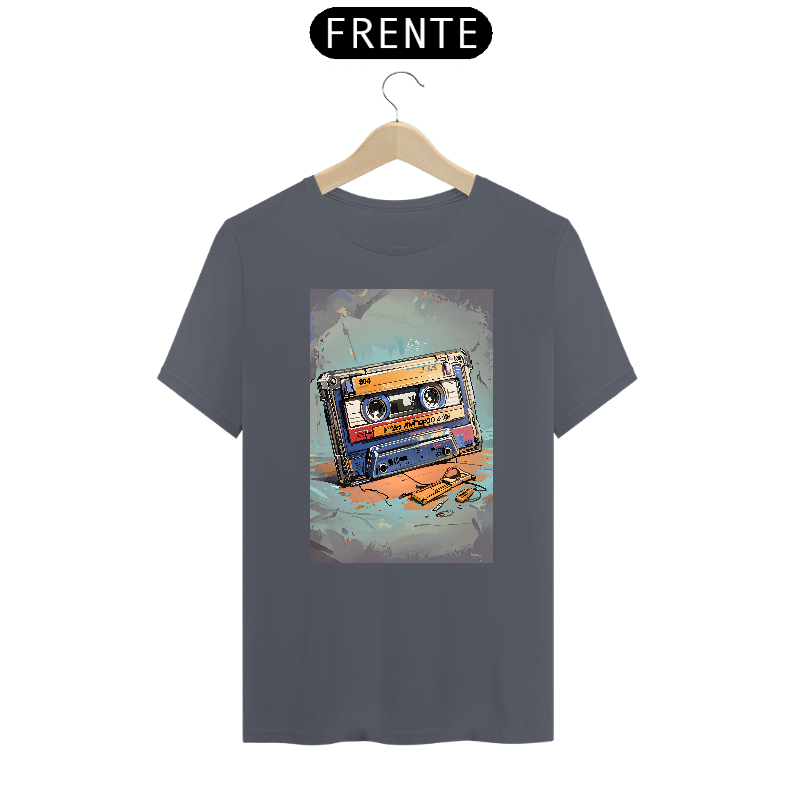 Nome do produto: Camiseta Fita cassete