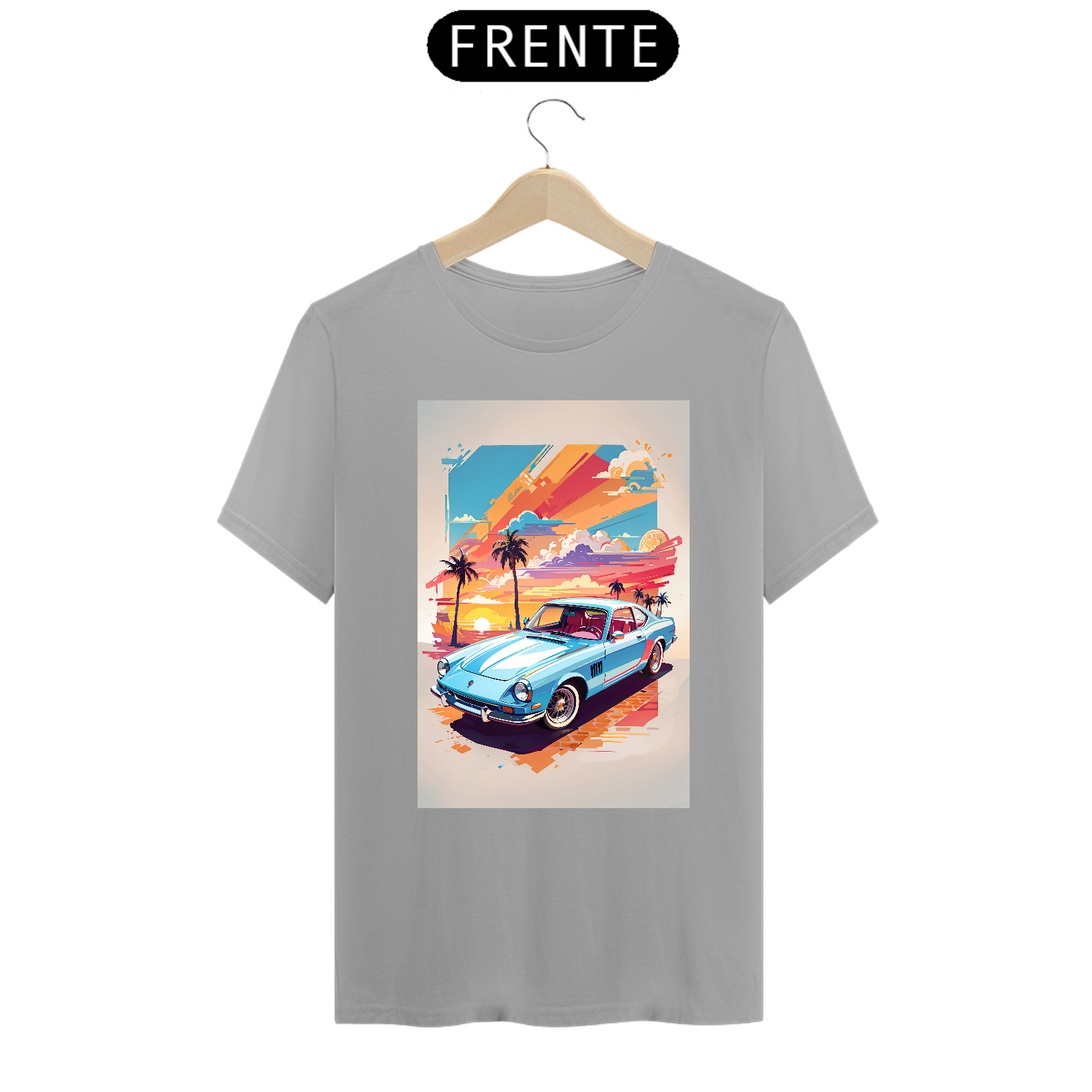 Nome do produto: Camiseta desenho carro puma