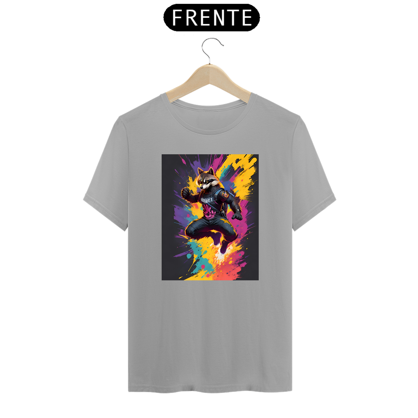 Nome do produto: Camiseta Rocket Raccon