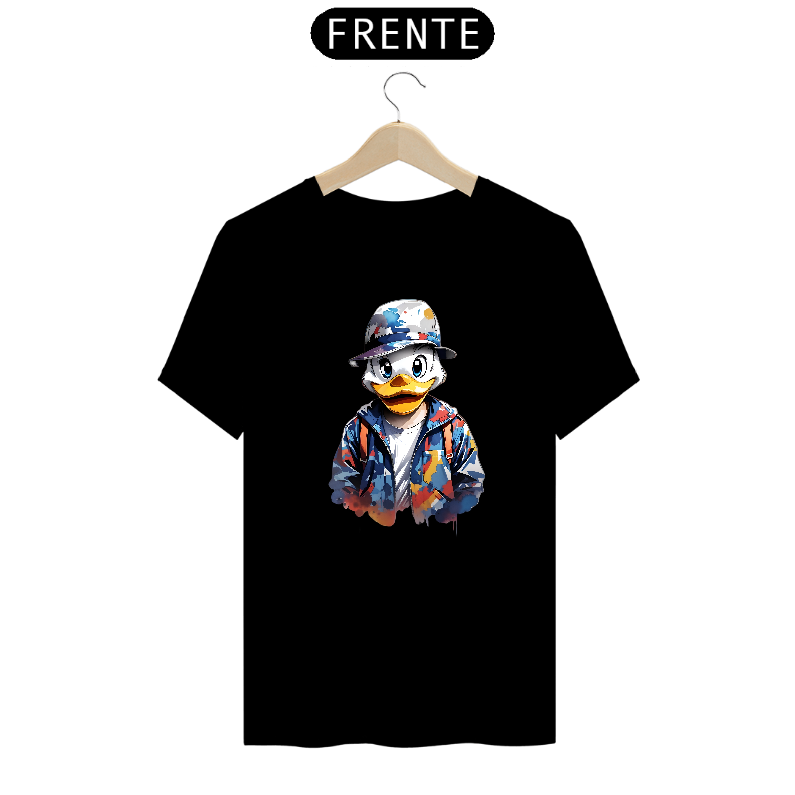 Nome do produto: Camiseta Pato colorida
