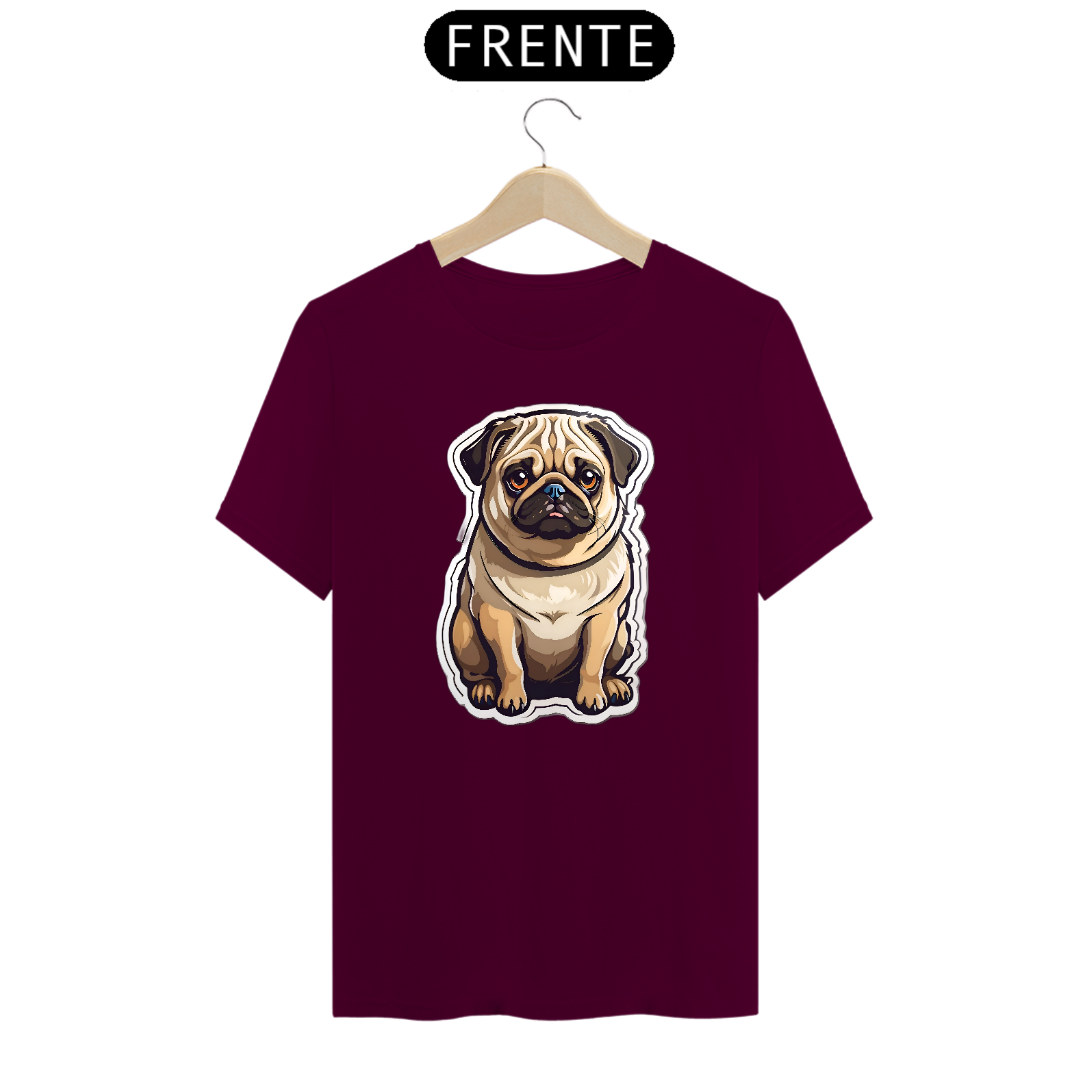Nome do produto: camiseta pug