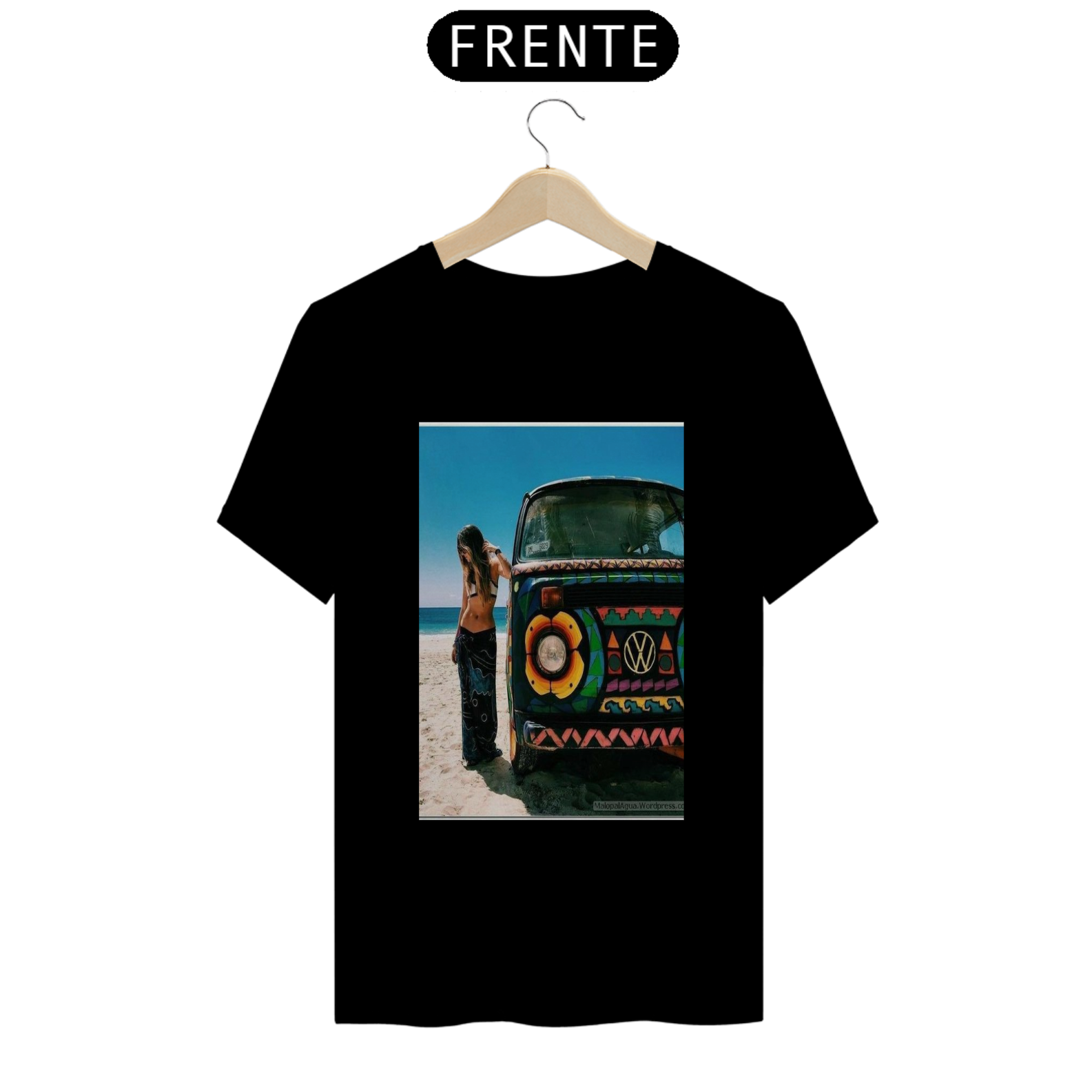 Nome do produto: Camiseta Masculina Kombi Colorida