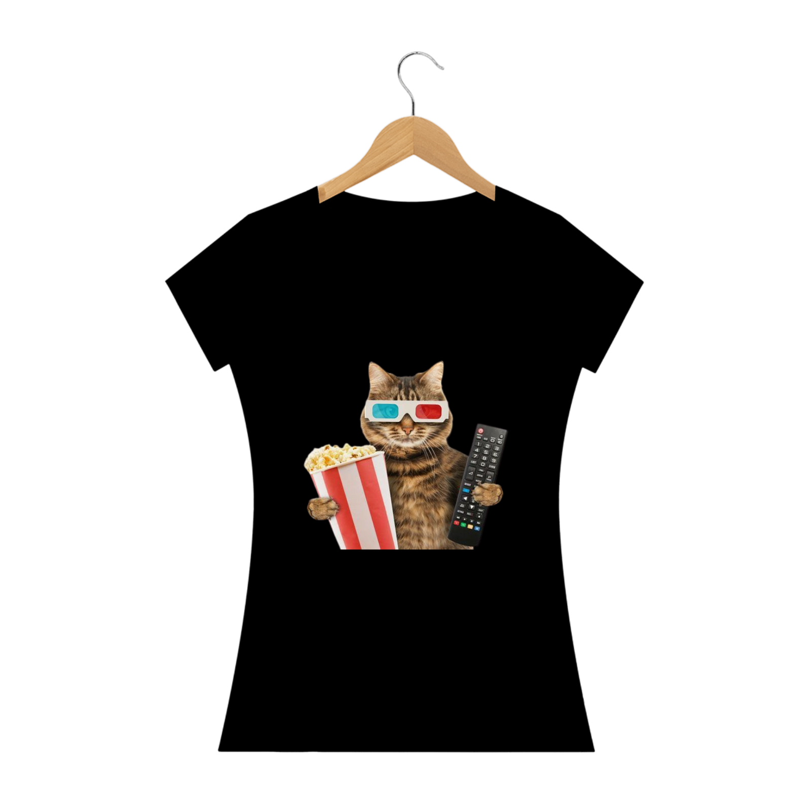 Nome do produto: Camiseta Gato Óculos 3D