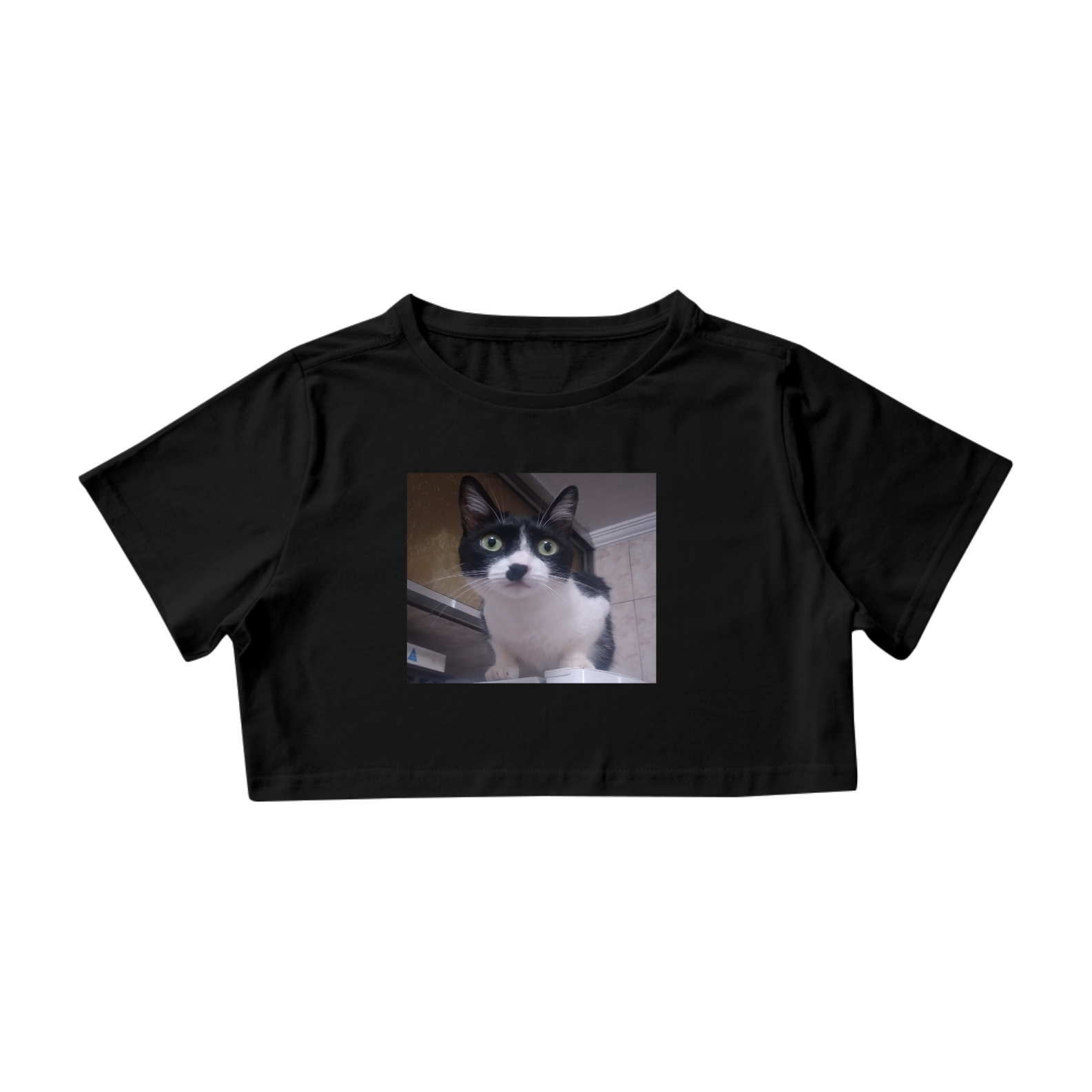 Nome do produto: Camiseta Cropped Faisca