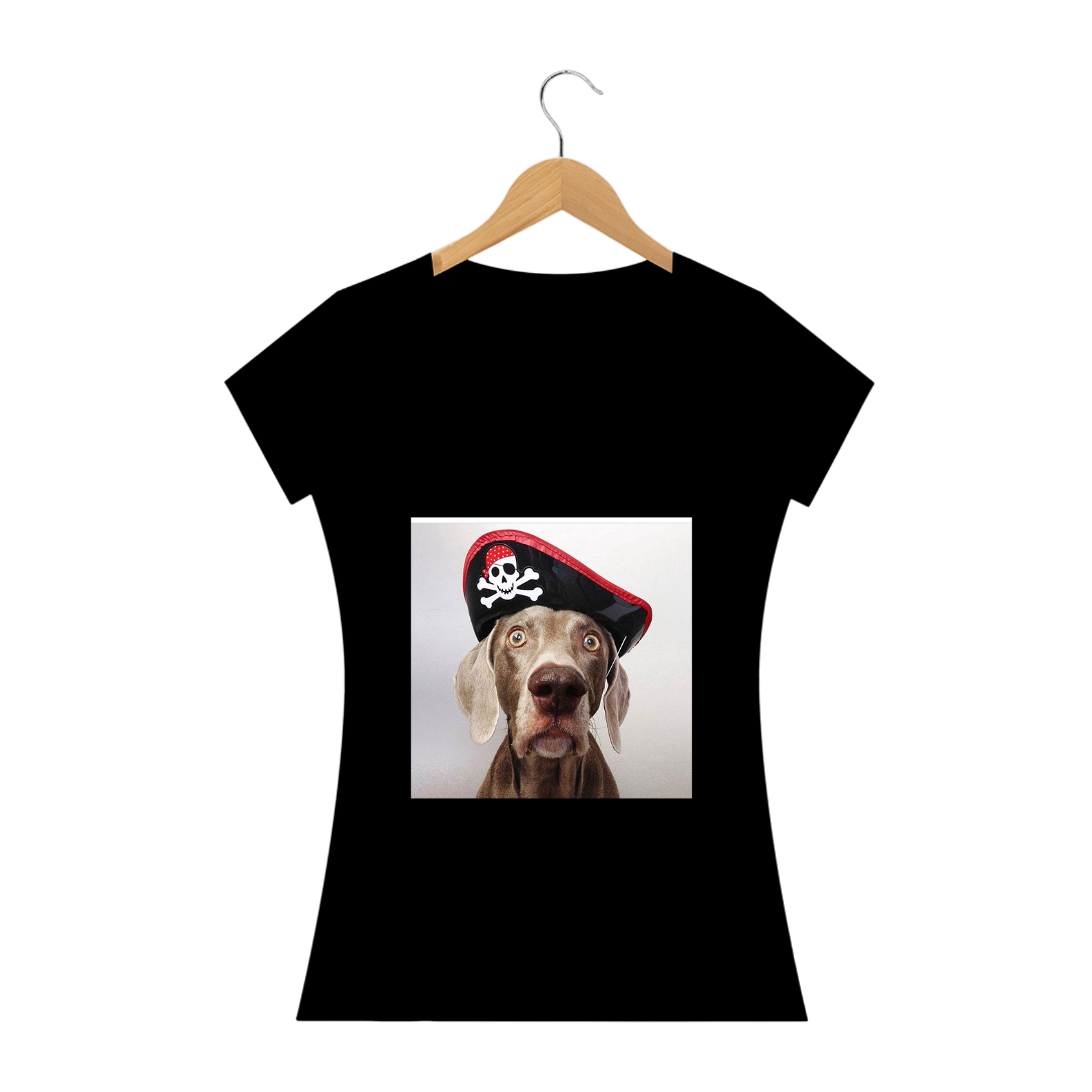 Nome do produto: Camiseta cachorro Pirata