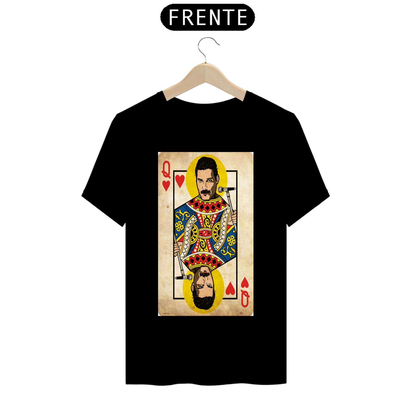 Nome do produto: Camiseta Freddie Mercury