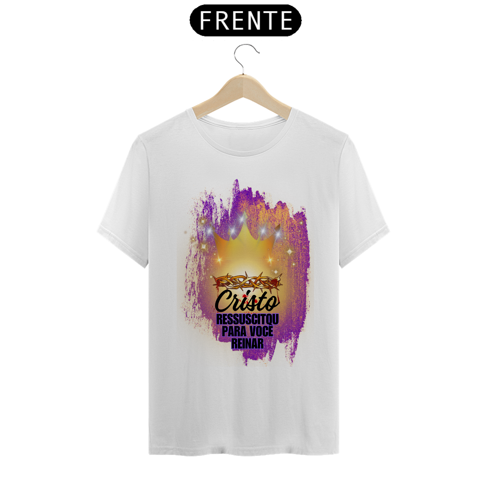 Nome do produto: T-Shirt Classic Cristã Rei dos reis