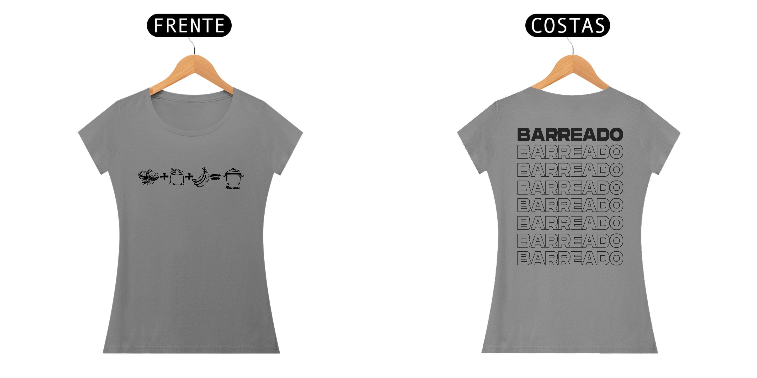 Nome do produto: Baby long Caiçara Receita de barreado Coleção Bagrinho\'s