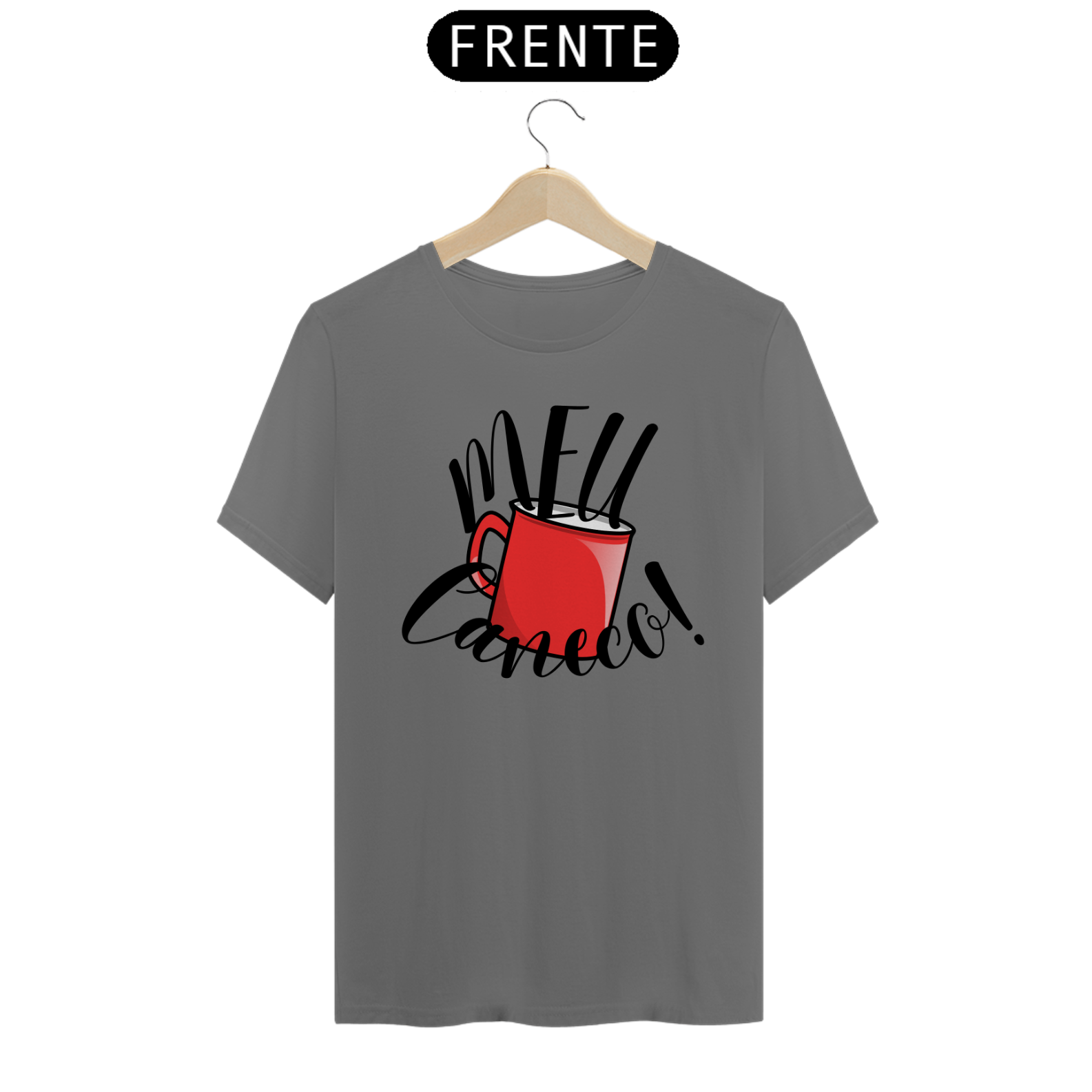 Nome do produto: T-Shirt Estonada Caiçara Meu Caneco! Coleção Bagrinho\'s