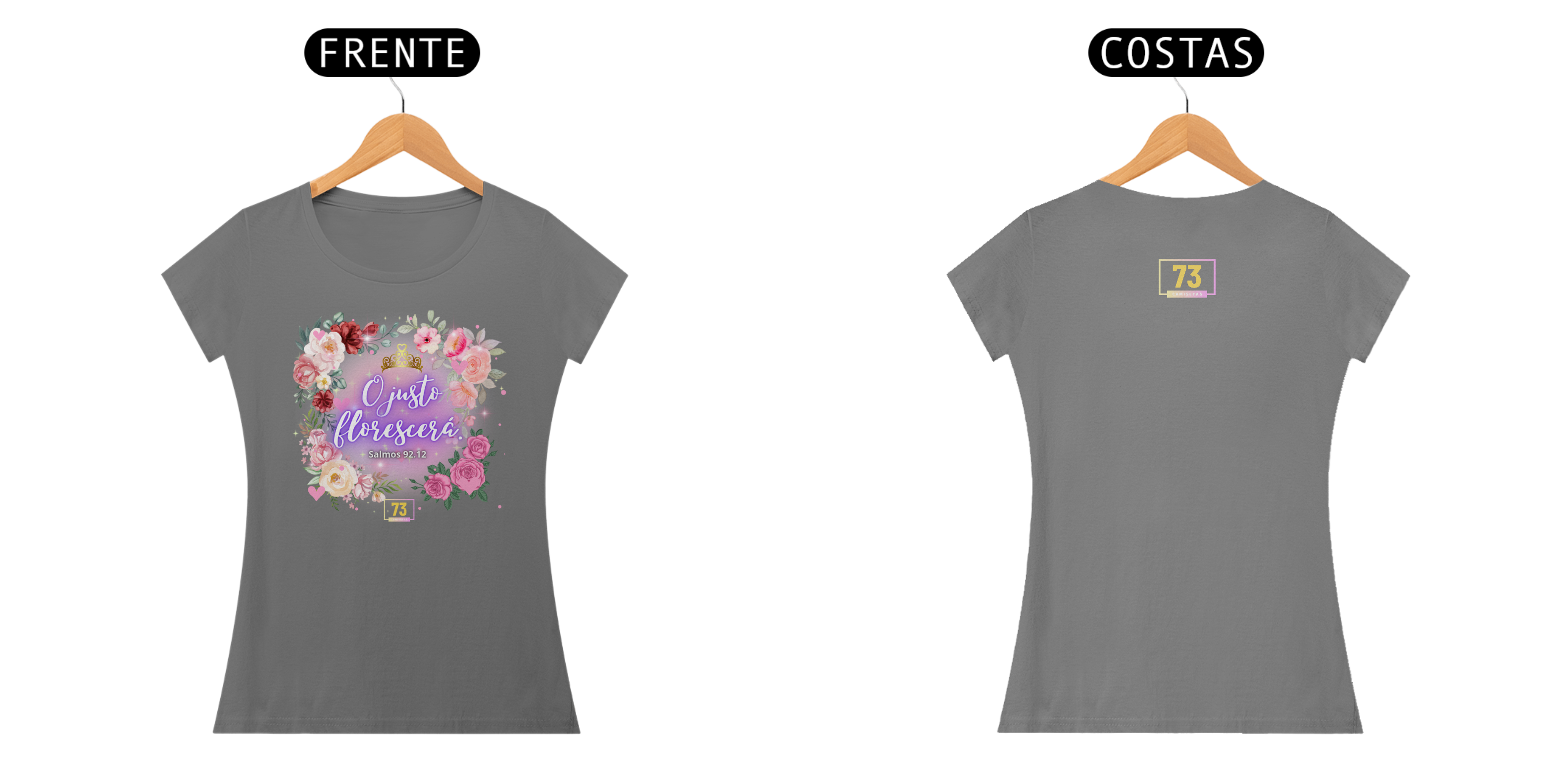 Nome do produto: Baby Long Estonada Cristã Jardim